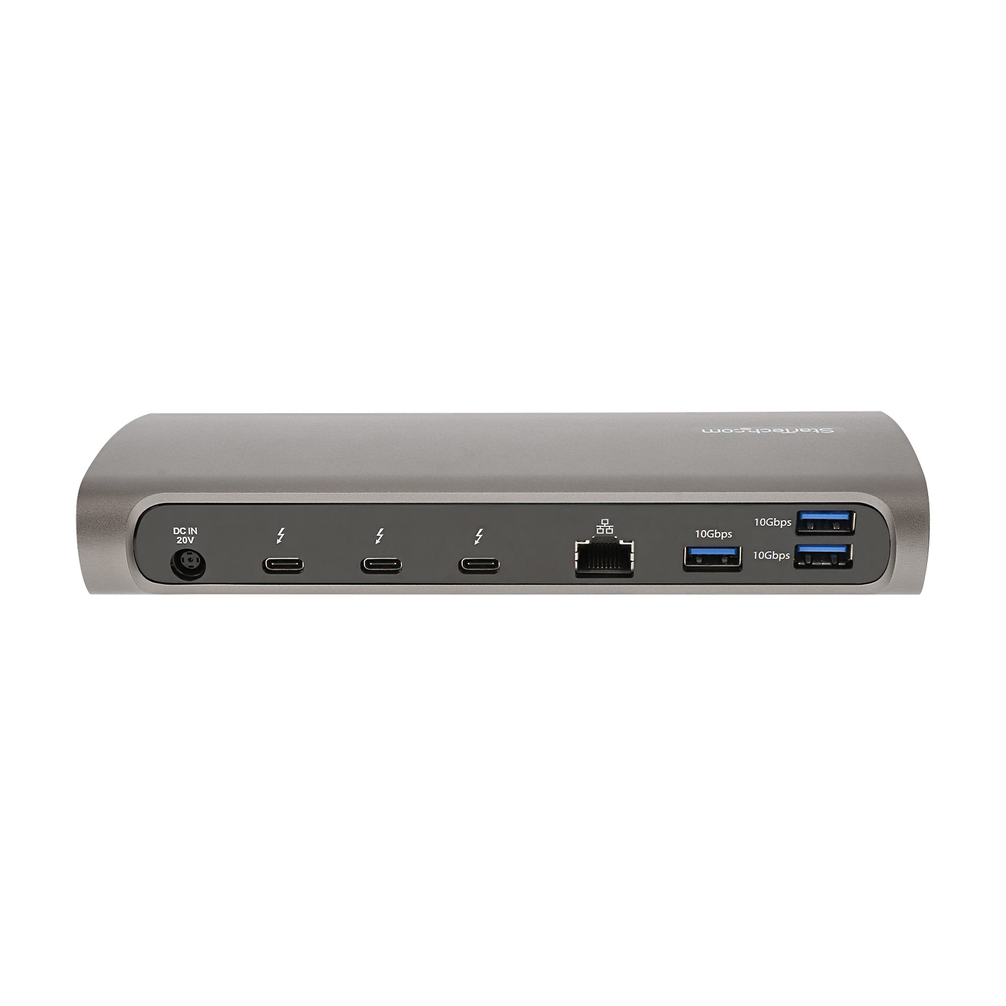 STARTECH.COM Thunderbolt 4 Dock 96W PD Single 8K or Dual Monitor 4K 60Hz 3x TB4/USB4 4x USB-A SD GbE 0.8m TB4 Dock Cable