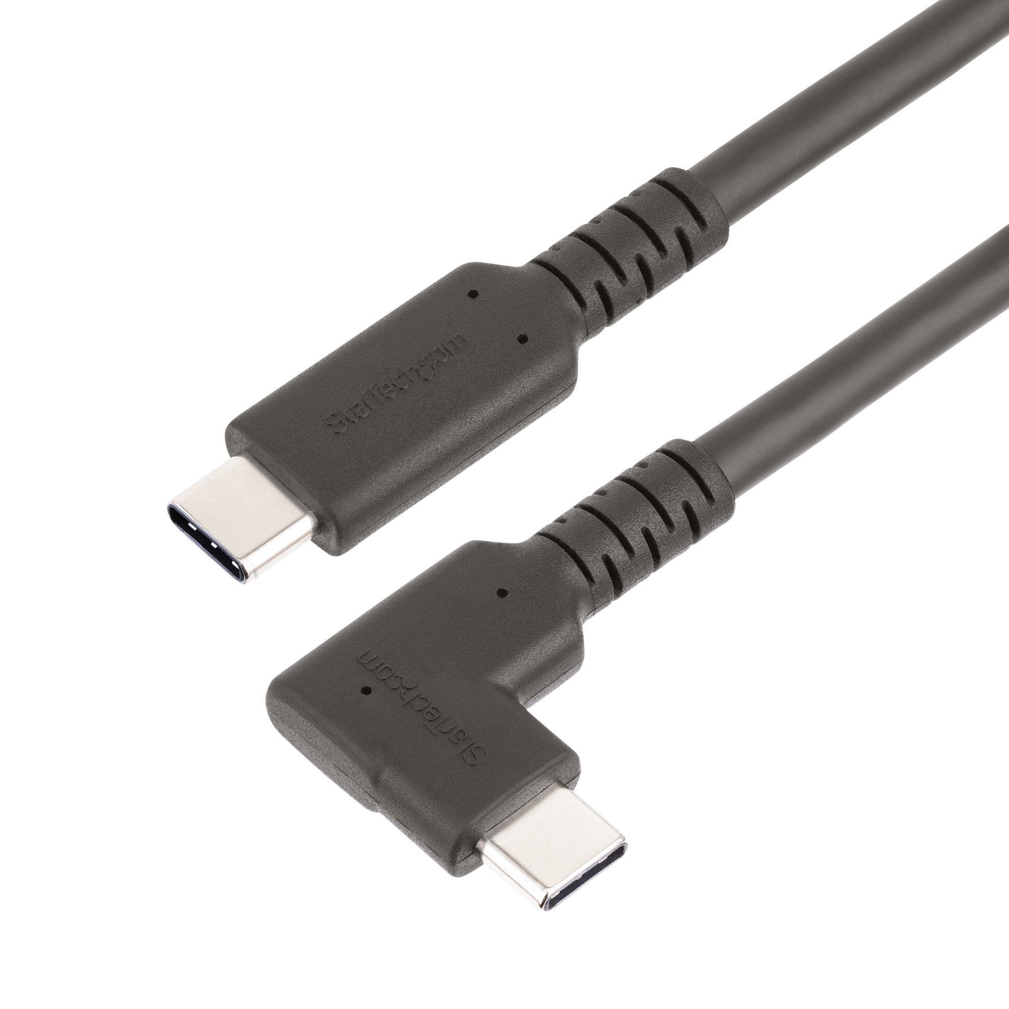 STARTECH.COM 2 m USB-C Kabel Gewinkelt 5Gbit/s USB C auf USB C Datenkabel/Monitor/Docking Station Kabel 4K 100W