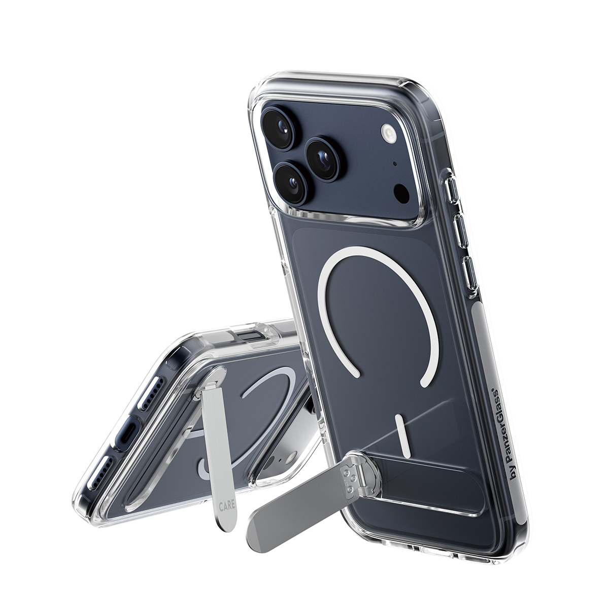 CARE BY FEATURE CASE TRANSPAREN W. KICKSTAND IPHONE 17 PRO MAX