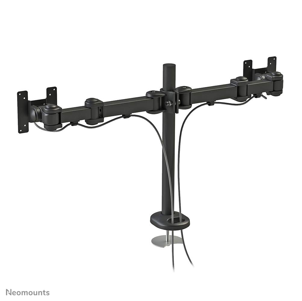 NEOMOUNTS FPMA-D960DG Desk Mount Grommet 2xFlatscreen 25,4-68cm 10-27Zoll VESA 75x75/100x100mm 12kg pivot kipp-dreh-schwe