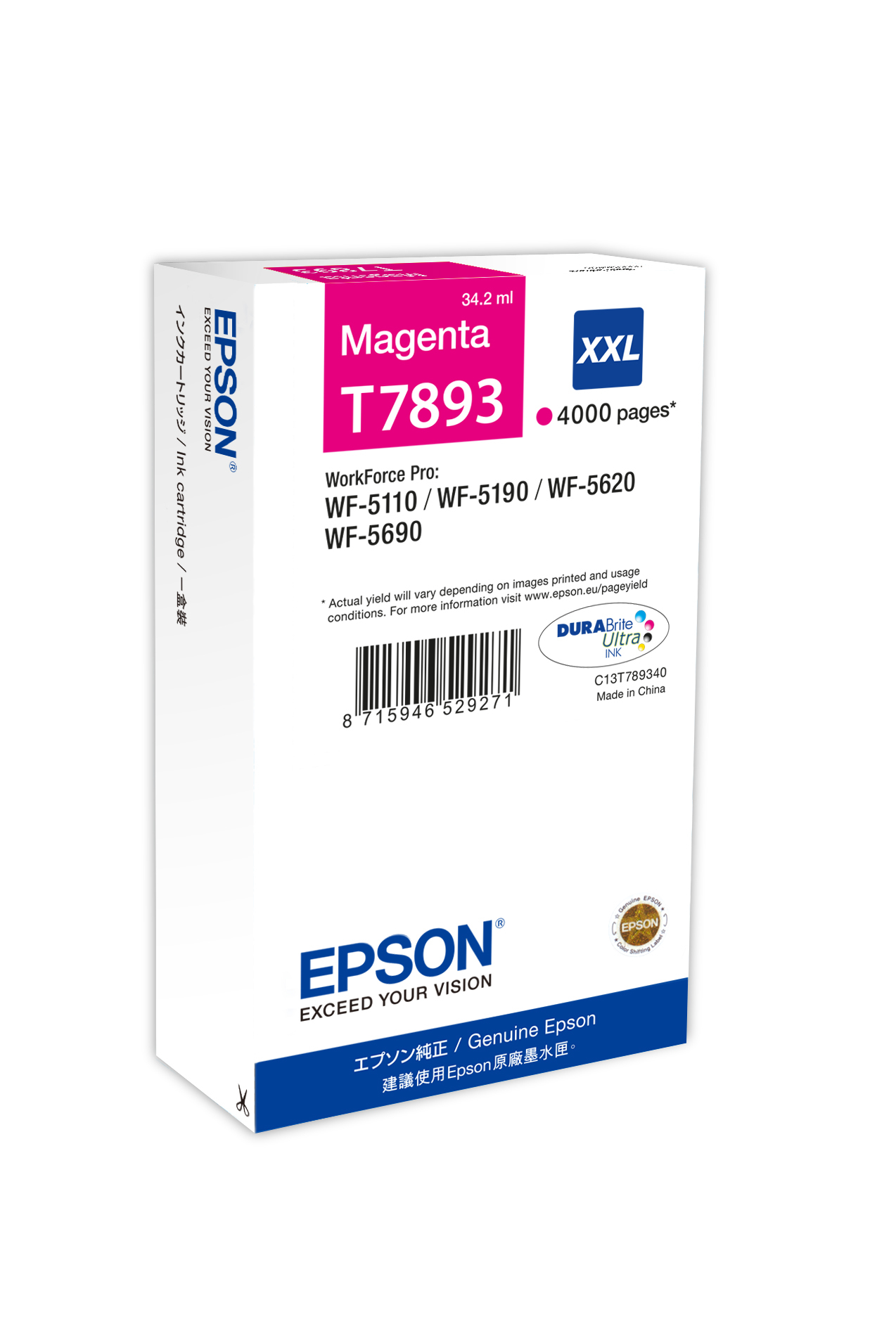 EPSON T7893XXL magenta Druckerpatrone