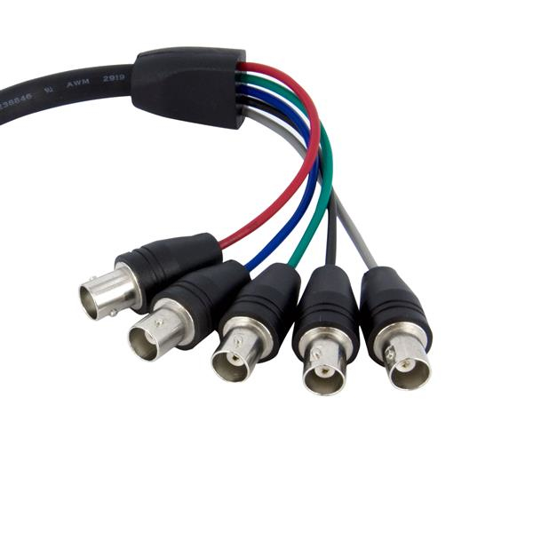 VGA TO 5 BNC MONITOR CABLE .