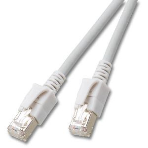 EFB RJ45 Patchkabel S/FTP Cat.6A VC LED 2m grau