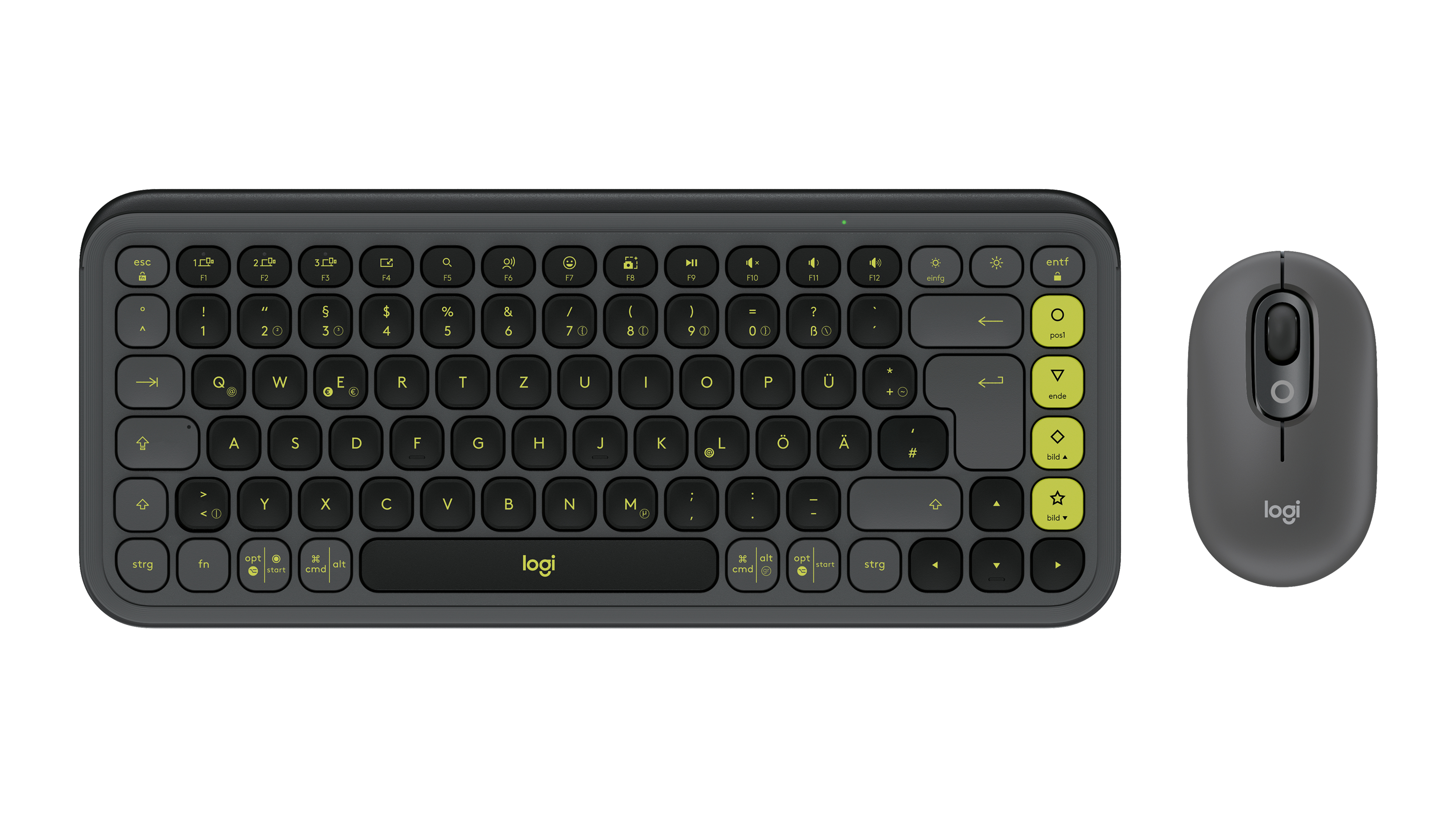 POP ICON COMBO MOUSE AND KB GRAPHITE - DEU - CENTRAL-419