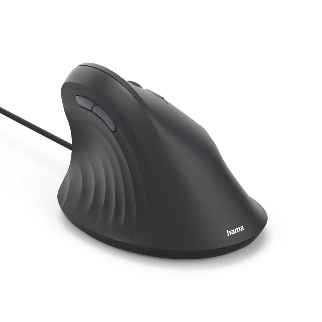 hama ECM-500R Maus ergonomisch kabelgebunden schwarz