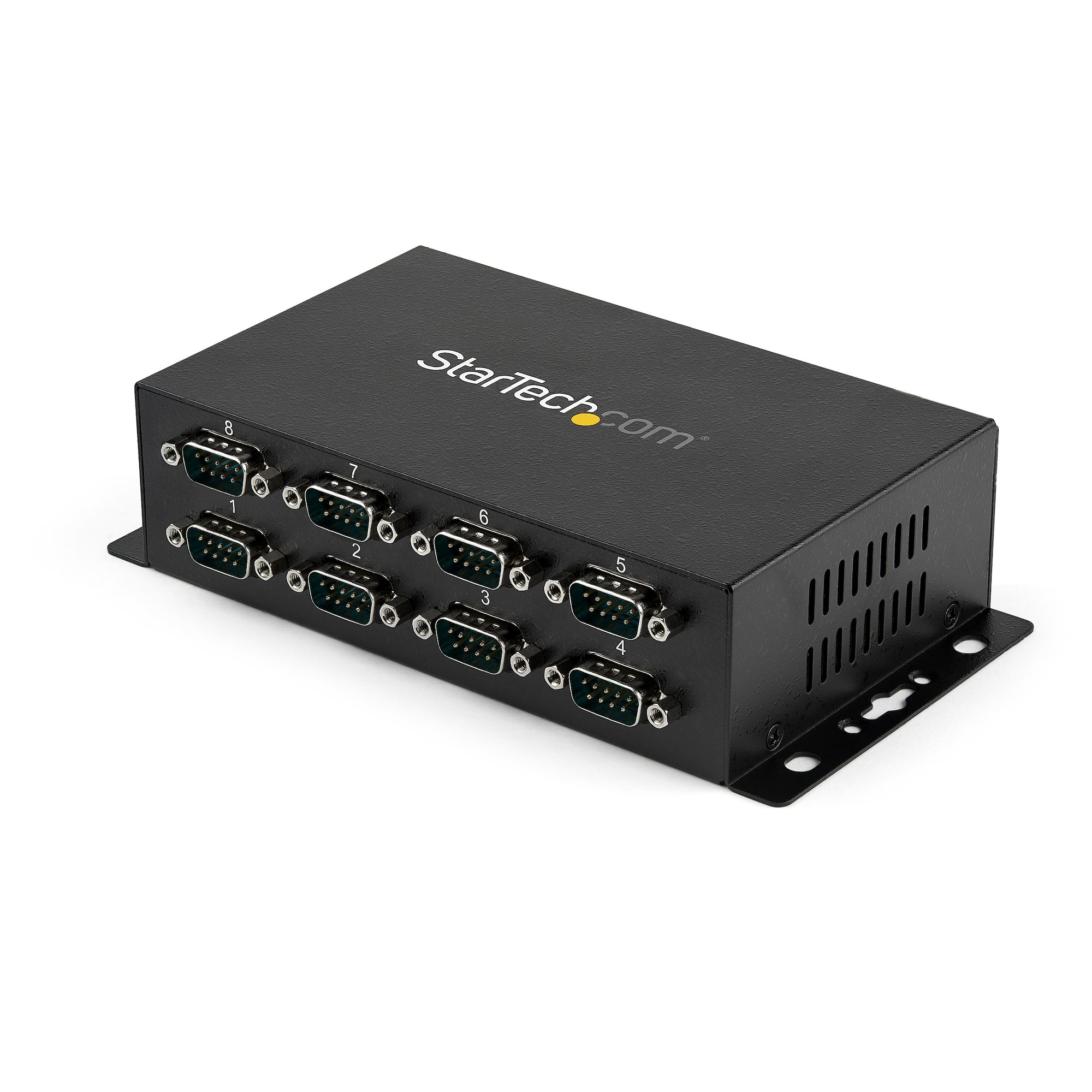 STARTECH.COM 8 Port USB auf Seriell RS-232 Adapter Hub - DIN-Schienen und Wandmontage fähig - USB zu RS232 DB9 Konverter