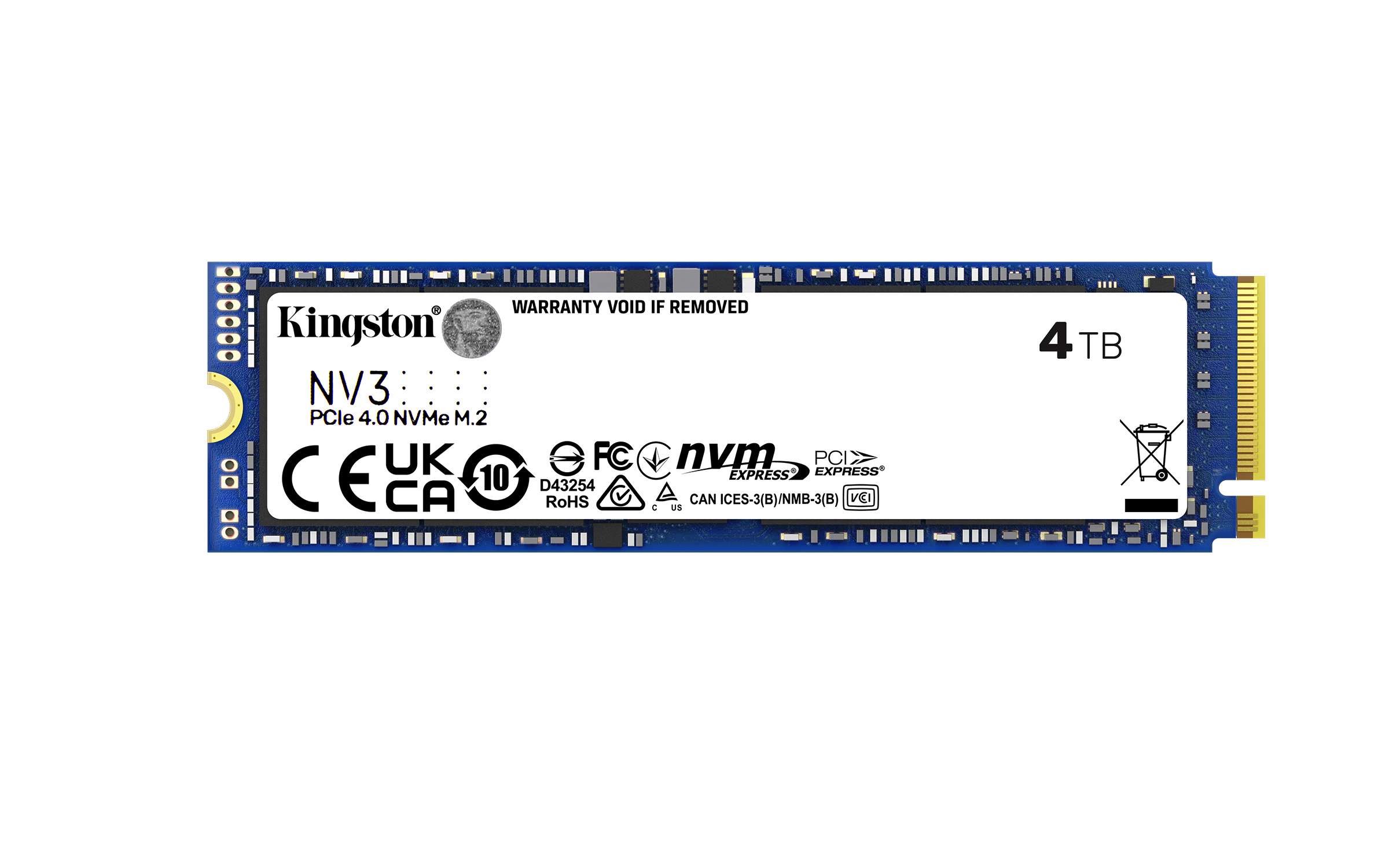 SSD Kingston NV3 4TB Kingston SNV3S/4000G M.2 PCIe 4.0 NVMe