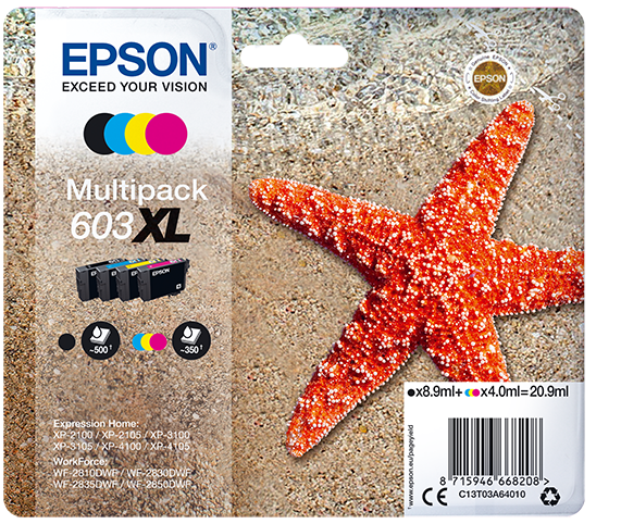 EPSON 1LB Multipack 4-colours 603XL Ink w/s