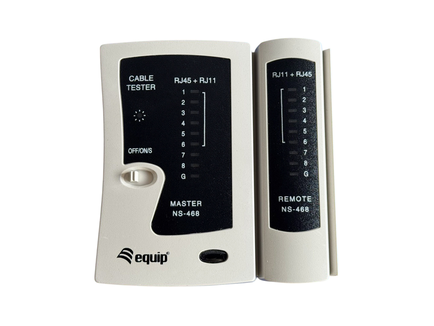 Equip Kabeltester für RJ45/RJ12/RJ11 orange