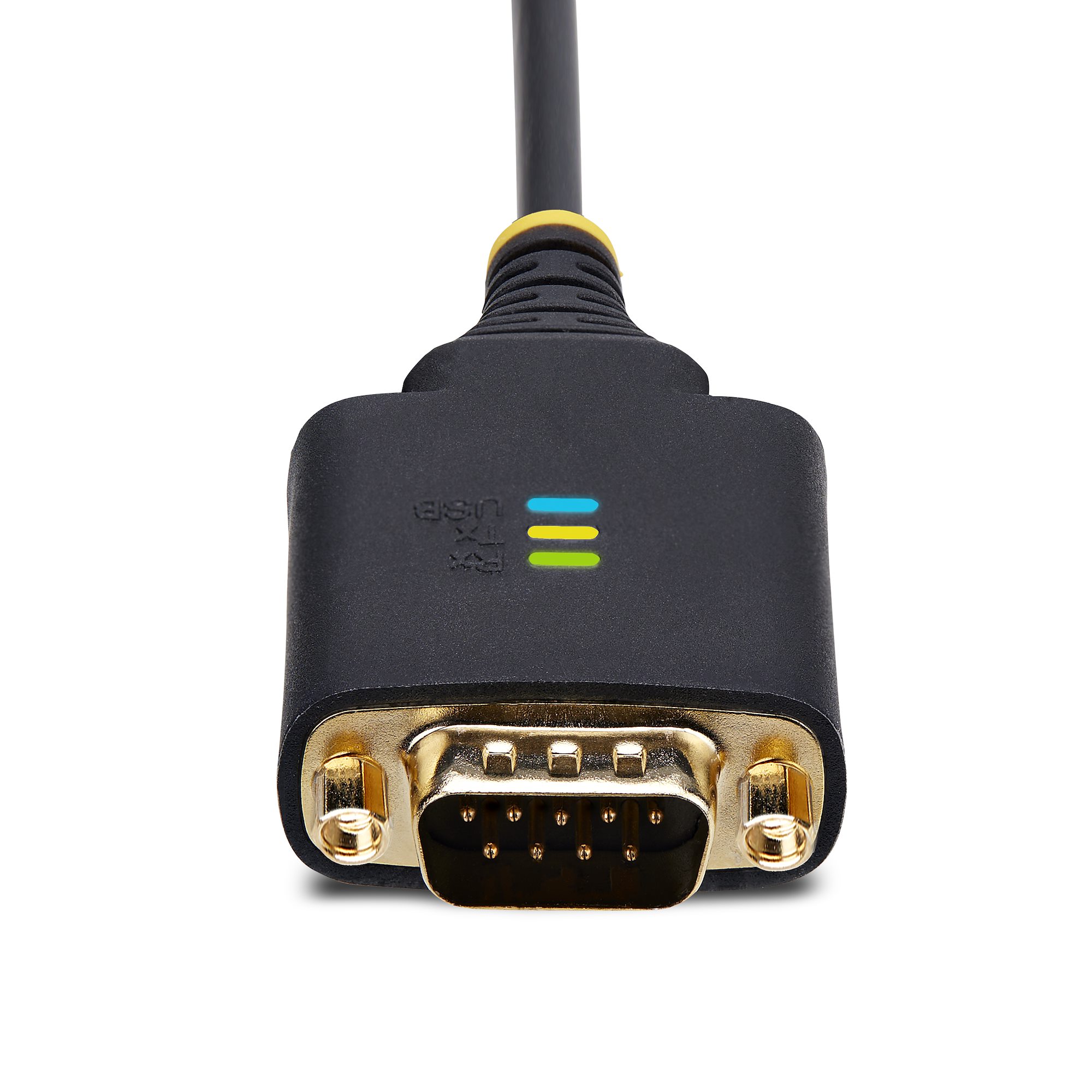 STARTECH.COM 60cm 24Zoll 2-Port USB auf Seriell Adapter COM-Retention,FTDI USB-A zu DB9 RS232 Kabel Wechselbare Schrauben/Muttern
