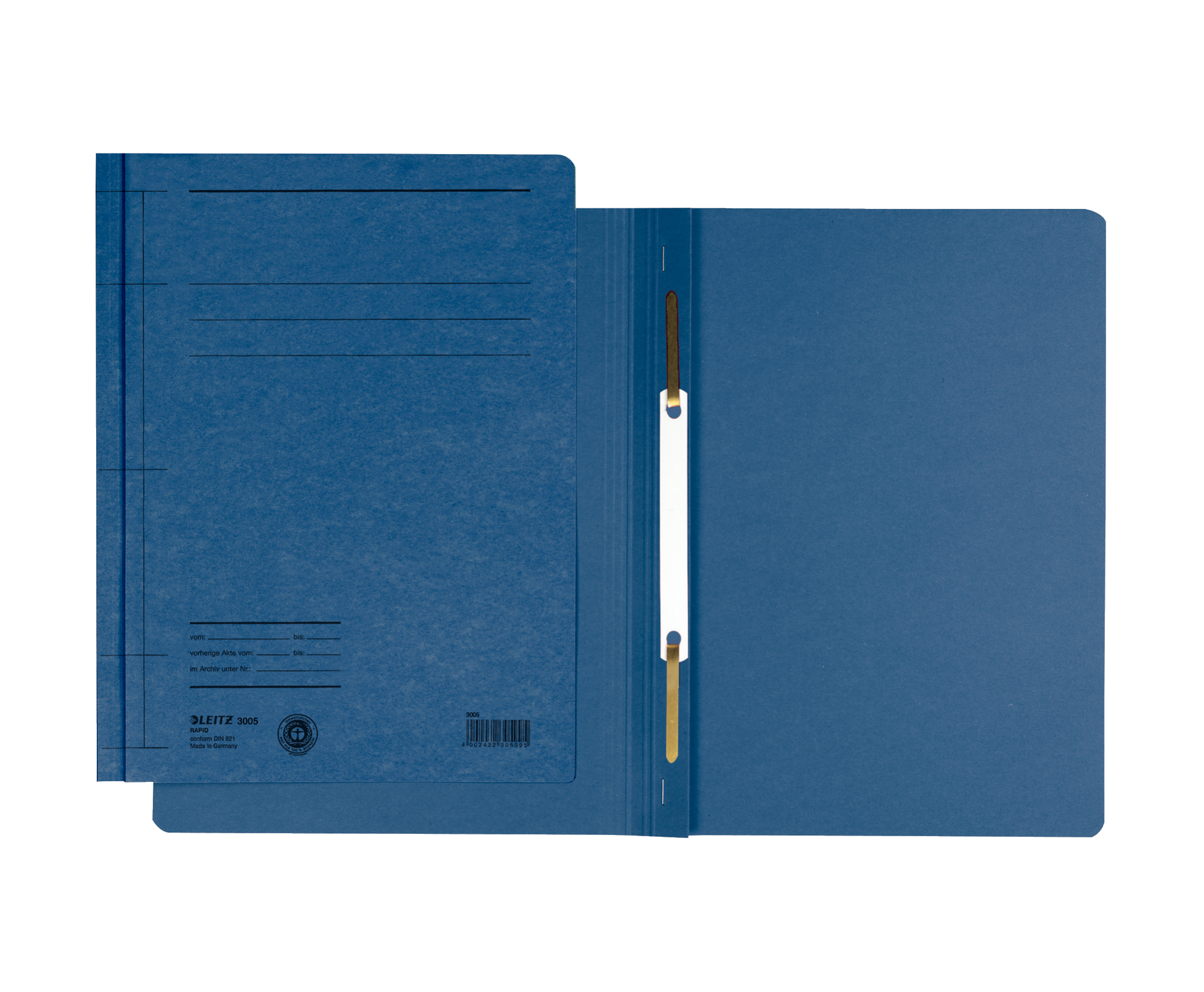 LEITZ Schnellhefter Rapid 3005 Karton blau DIN A5, 1 St.