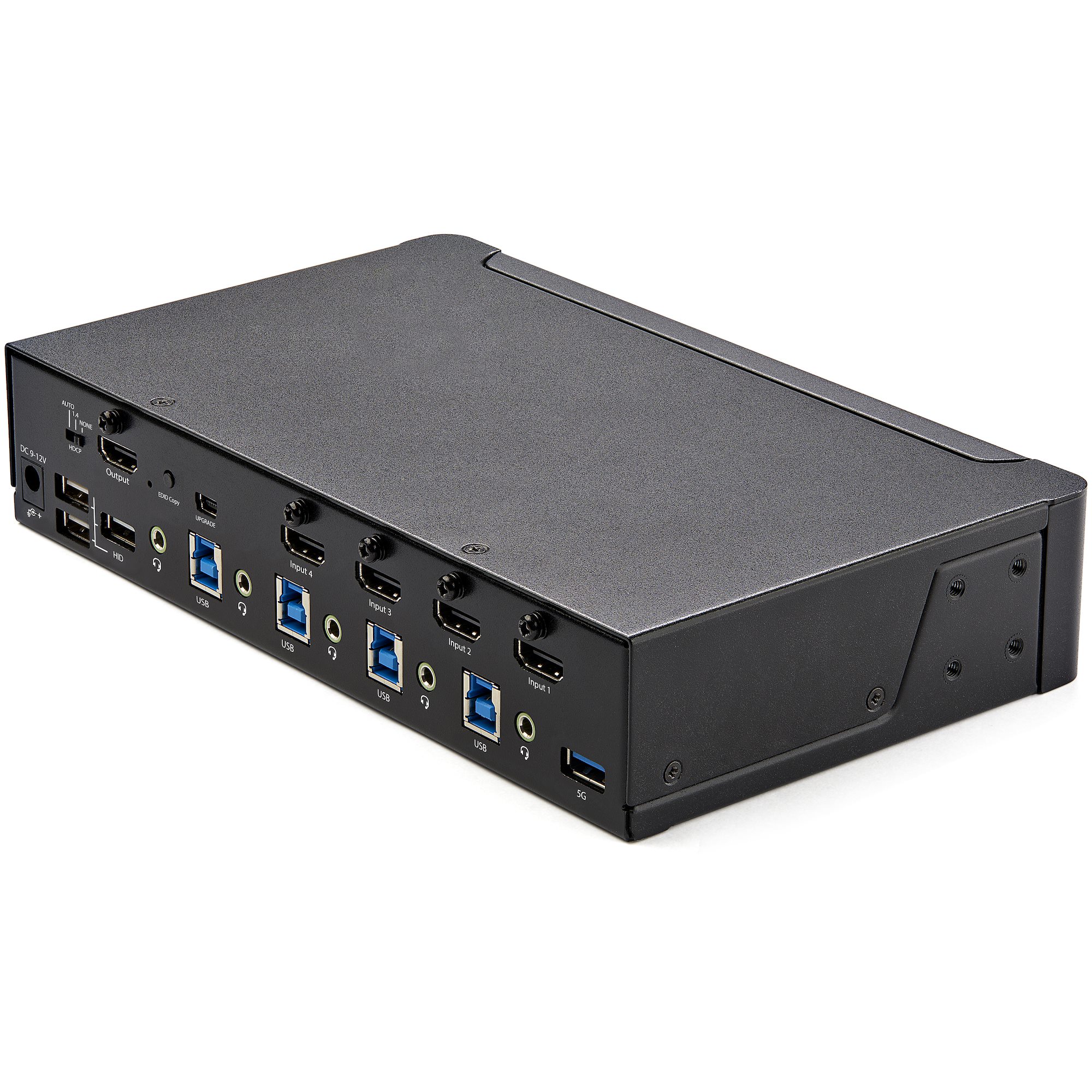 STARTECH.COM 4 Port HDMI KVM-Switch - 4K 60Hz Ultra HD HDR - HDMI 2.0 KVM Umschalter - HDCP 2.2 EDID Audio