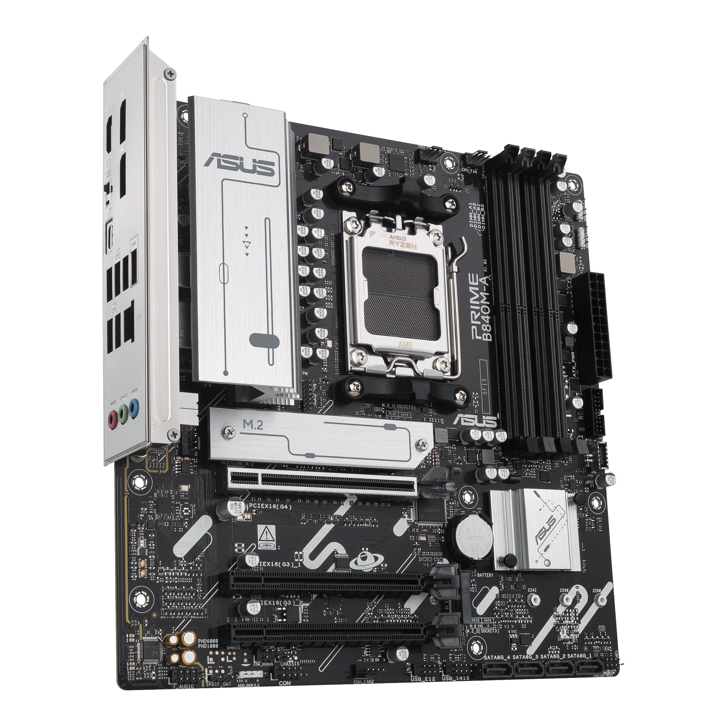 ASUS PRIME B840M-A-CSM AM5 DDR5 micro ATX MB 1xHDMI 2xDP 3xM.2 4xSATA