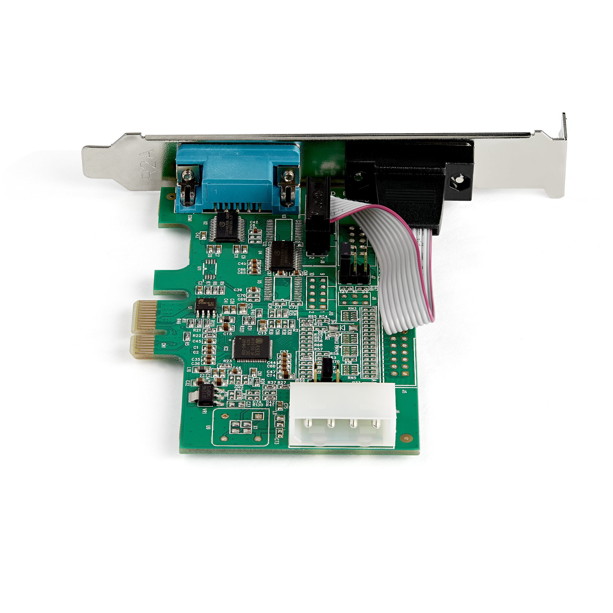 STARTECH.COM 2 Port PCI Express serielle Schnittstellenkarte - 16950 UART - 256-Byte-FIFO-Cache - Adapterkarte