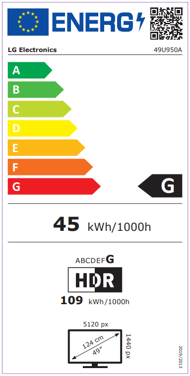 LG 124,46cm 49U950A-W DualQHD Curved 32:9 LCD HDMI USB