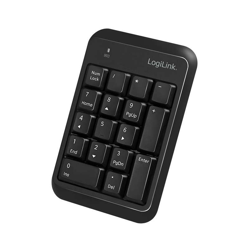 Logilink Keypad Bluetooth, mit 17 Tasten, V5.1, schwarz