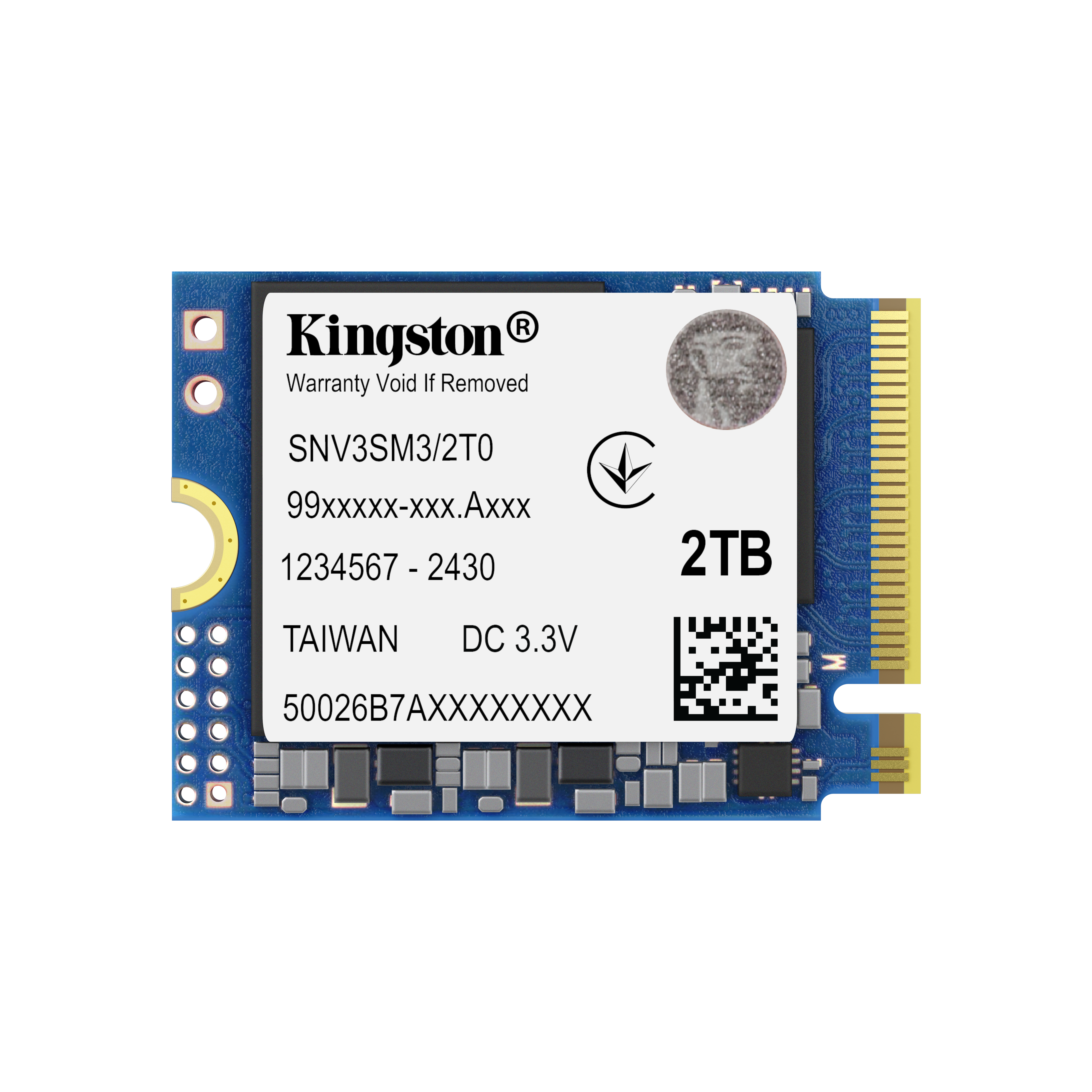 KINGSTON 2000GB NV3 M.2 2230 PCIe 4.0 NVMe SSD