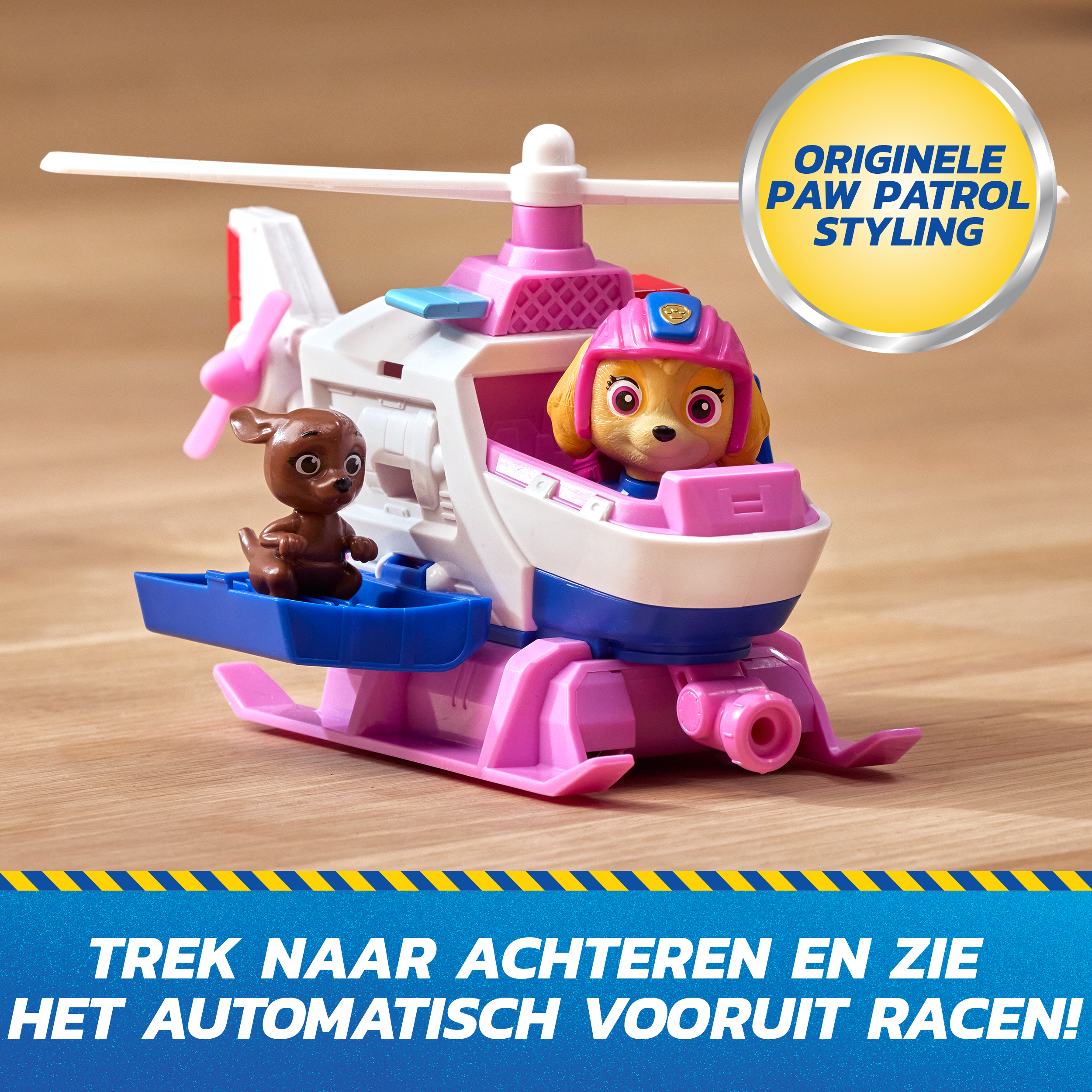 Paw Patrol - Search & Rescue: Skyes Rettungs-Helikopter mit 2 Figuren, Spielfahrzeug