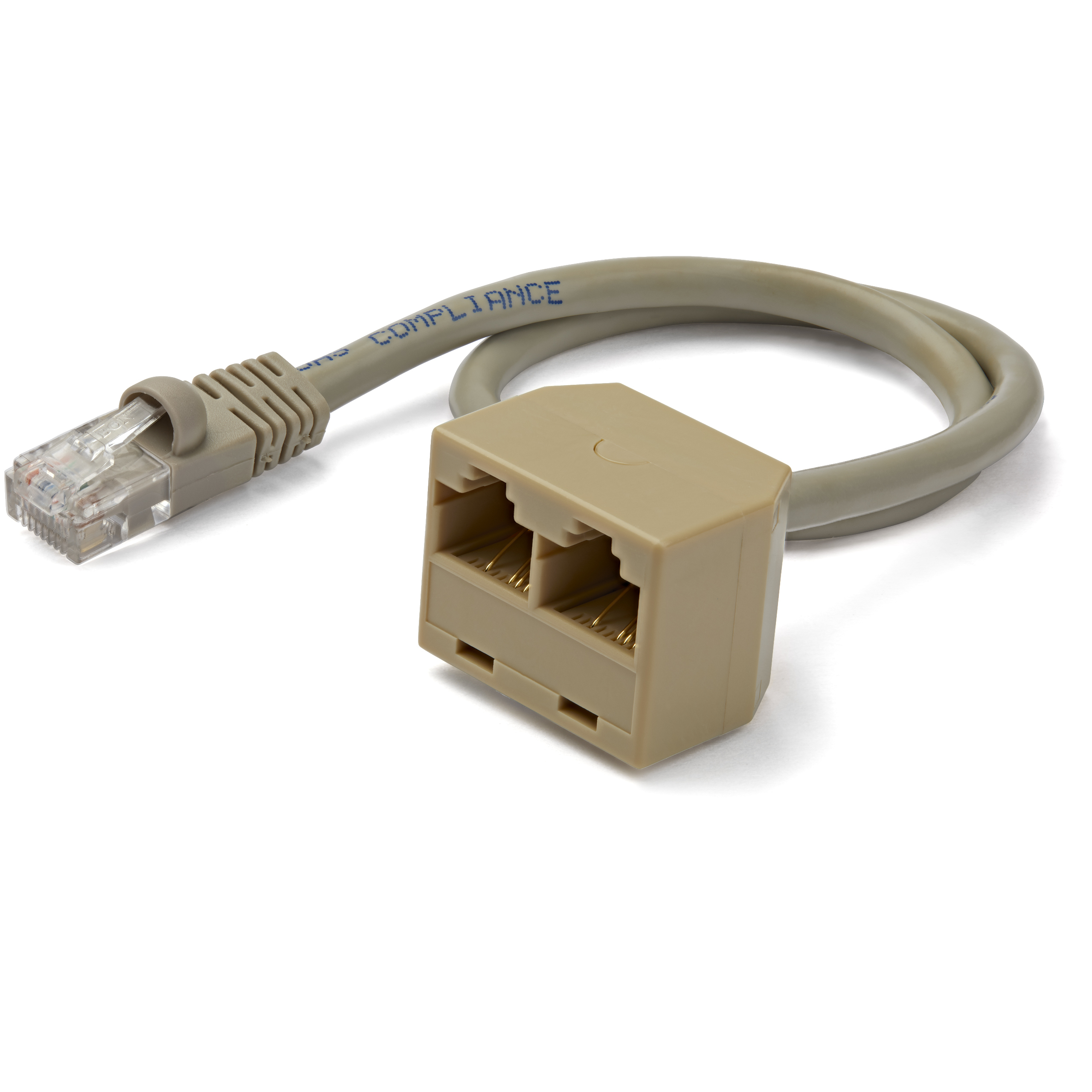 StarTech.com RJ45SPLITTER RJ45 Splitter 10/100 Mbit/s Grau