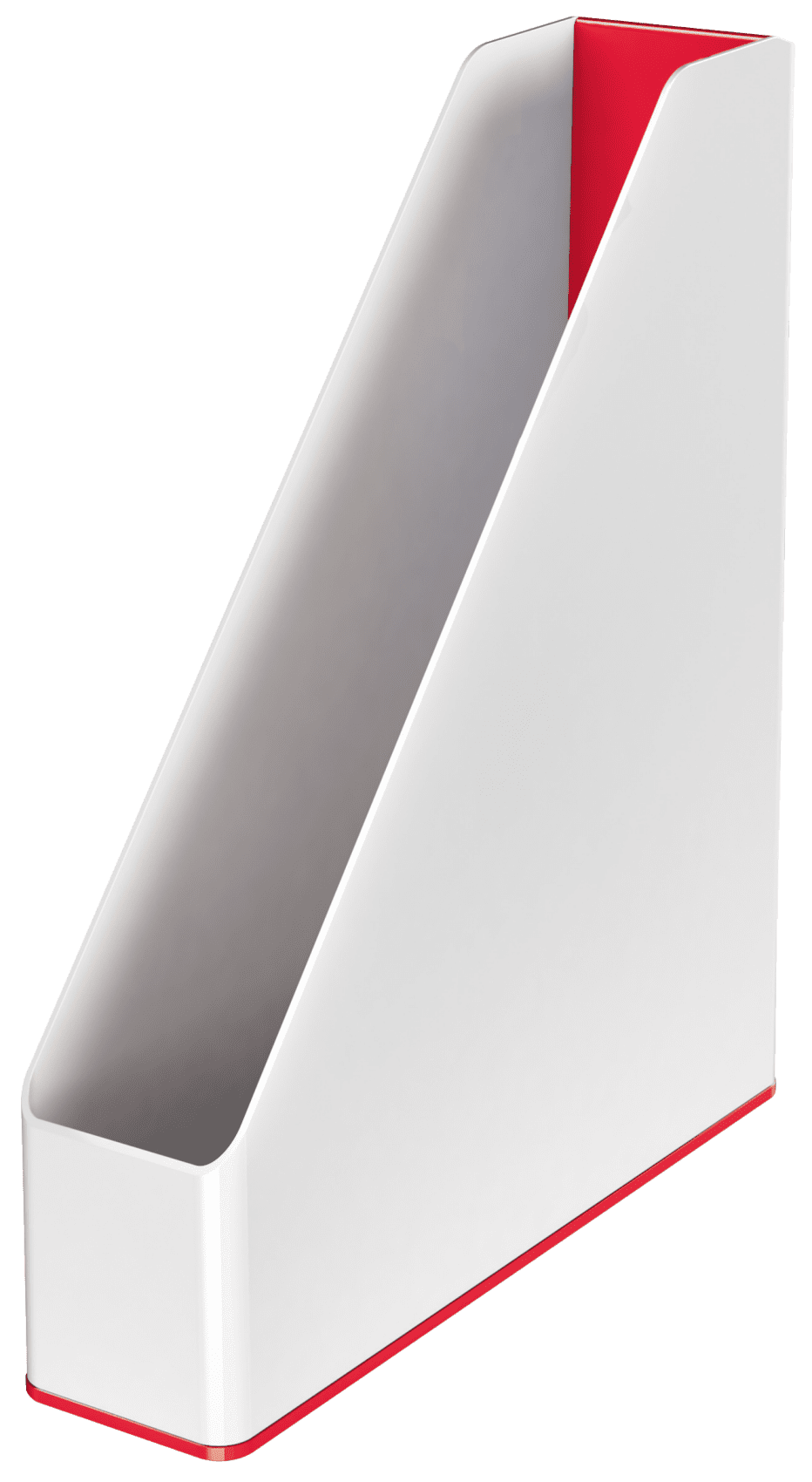 LEITZ Stehsammler WOW Duo Colour 53621026 perlweiß/rot Kunststoff, DIN A4, 1 St.