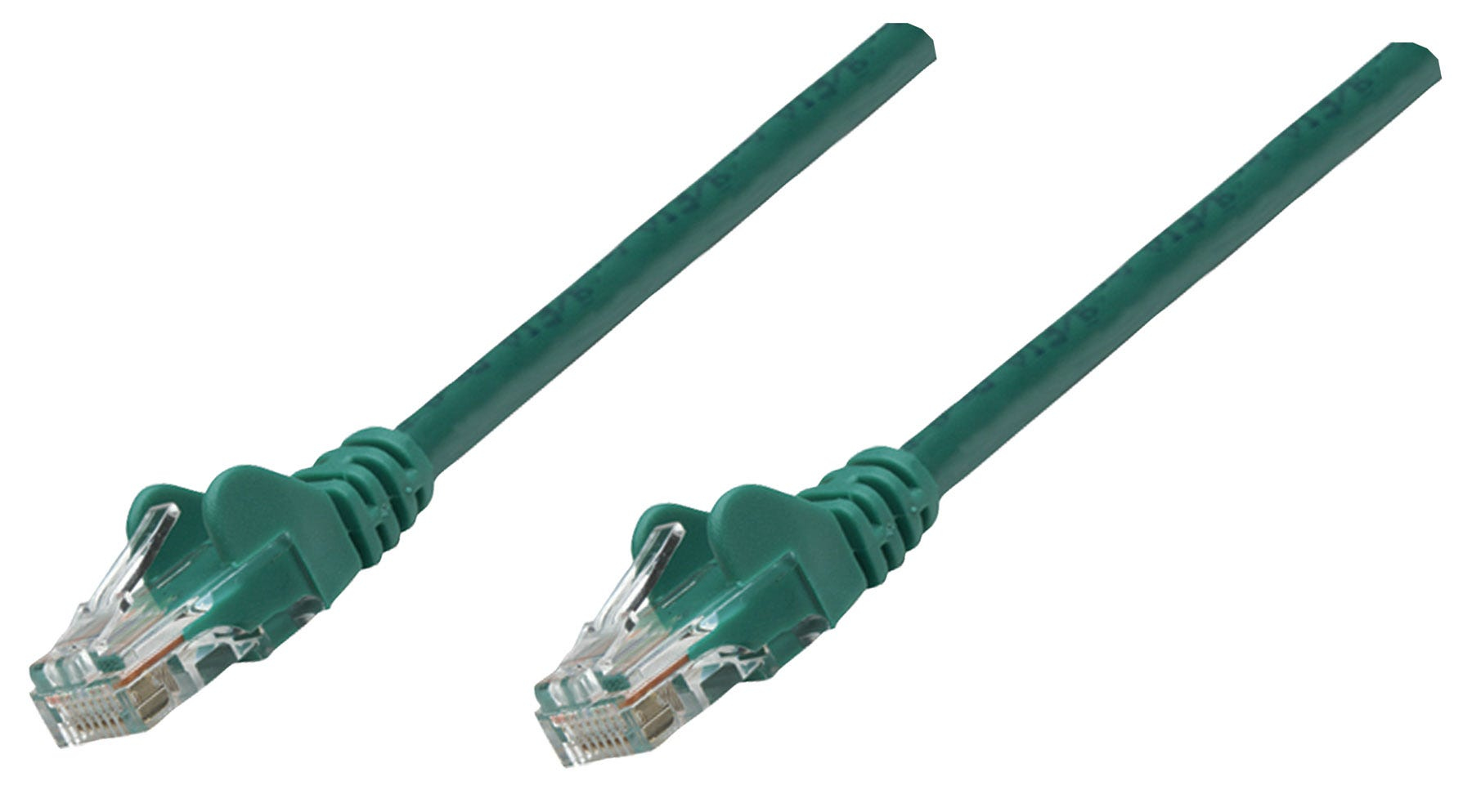 INTELLINET Netzwerkkabel Cat6a S/FTP 0,25m vollkupfer Cat6a-zertifiziert LS0H RJ45-Stecker/RJ45-Stecker gruen