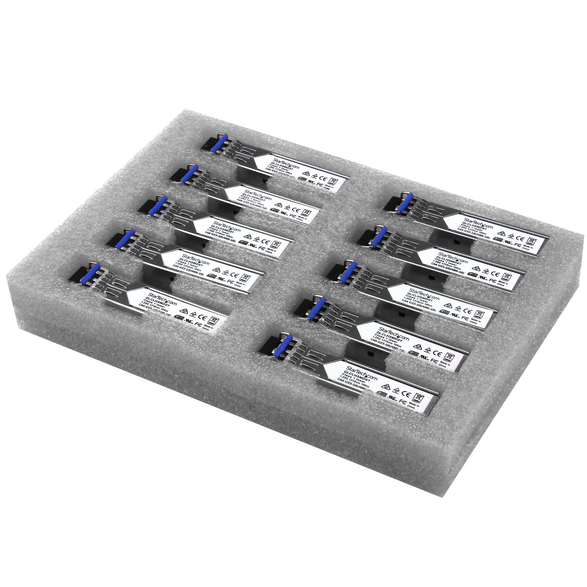 GIGABIT FIBER SFP - 10 PACK IN