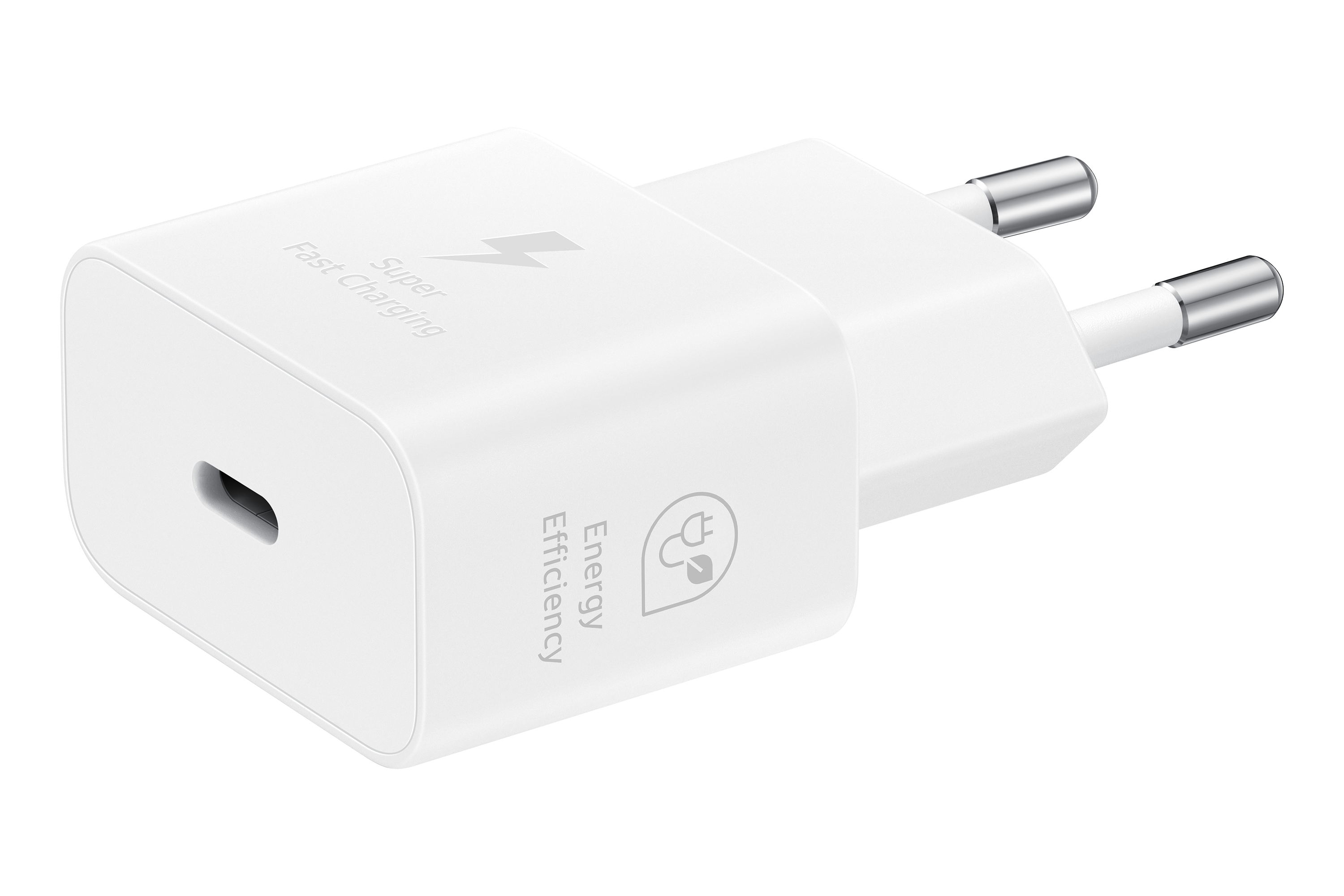 Samsung Schnellladegerät - ohne Datenkabel - USB-C 25W - weiß