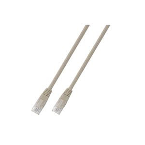 EFB RJ45 Patchkabel U/UTP Cat.5e PVC CCA 15.00m grau