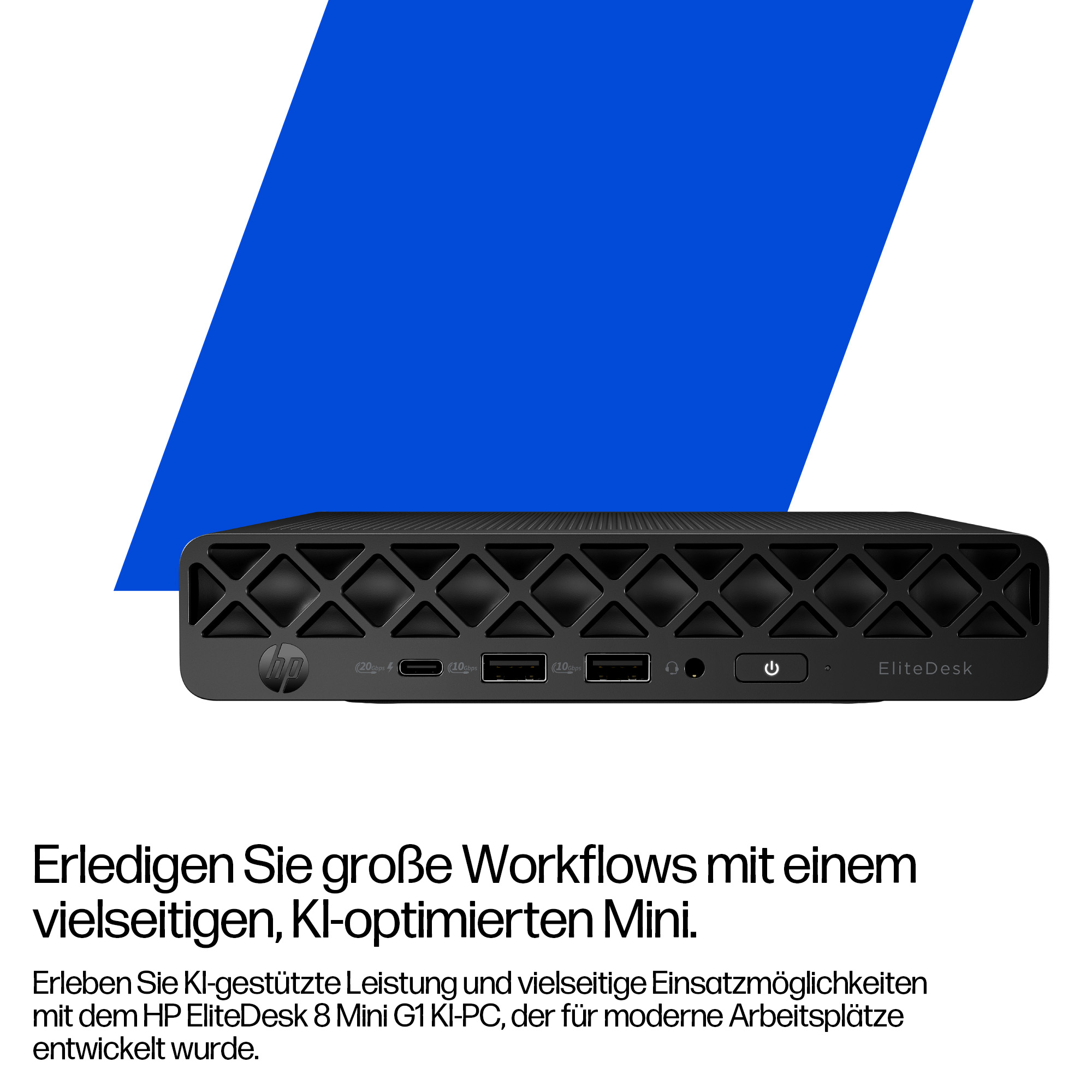 HP ELITEDESK 8 MINI G1I U7-265T 16GB 512GB W11P WIFI7 HDMI 3Y