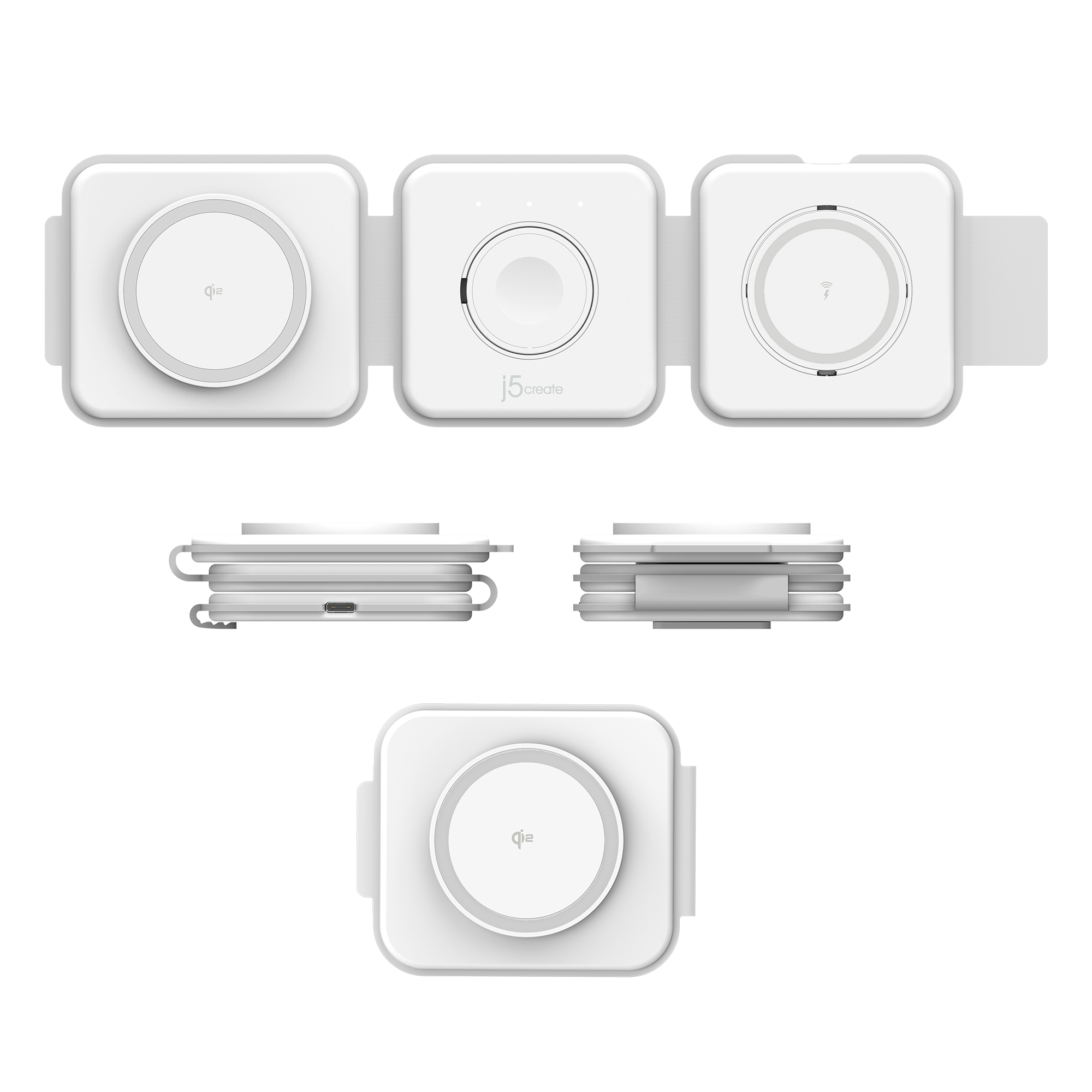 QI2 3-IN-1 MAGNETIC TRAVEL WIRELESS CHARGING STATION