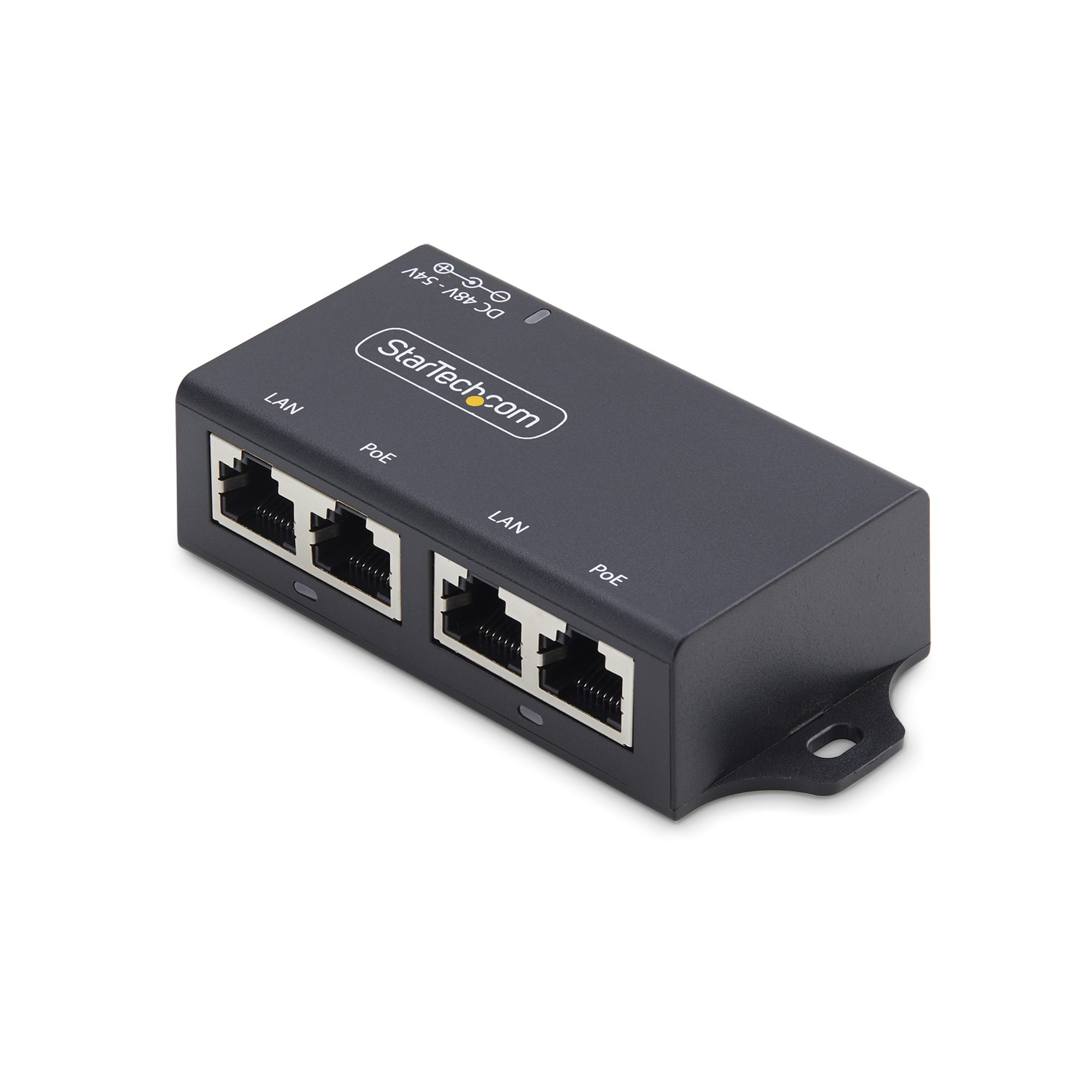 2-PORT GIGABIT POE INJECTOR 802.3AF/AT 10M/100M/1000M
