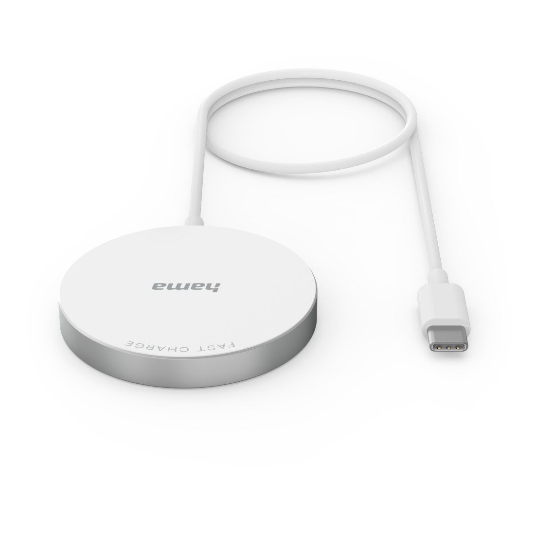 hama MagCharge FC15 Induktive Ladestation weiß, 15 Watt