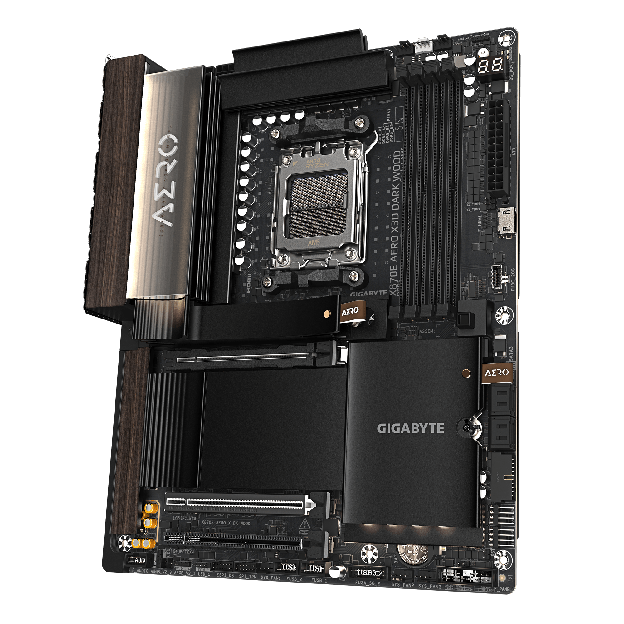 Gigabyte GA-X870E AERO X3D DARK WOOD (AM5) (D)
