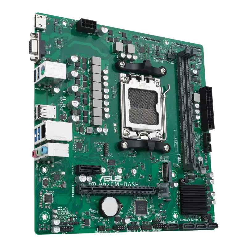 ASUS PRO A620M-DASH-CSM AM5 2DDR4 microATX 4xSATA MB 1xHDMI 1xD-Sub 1xM.2