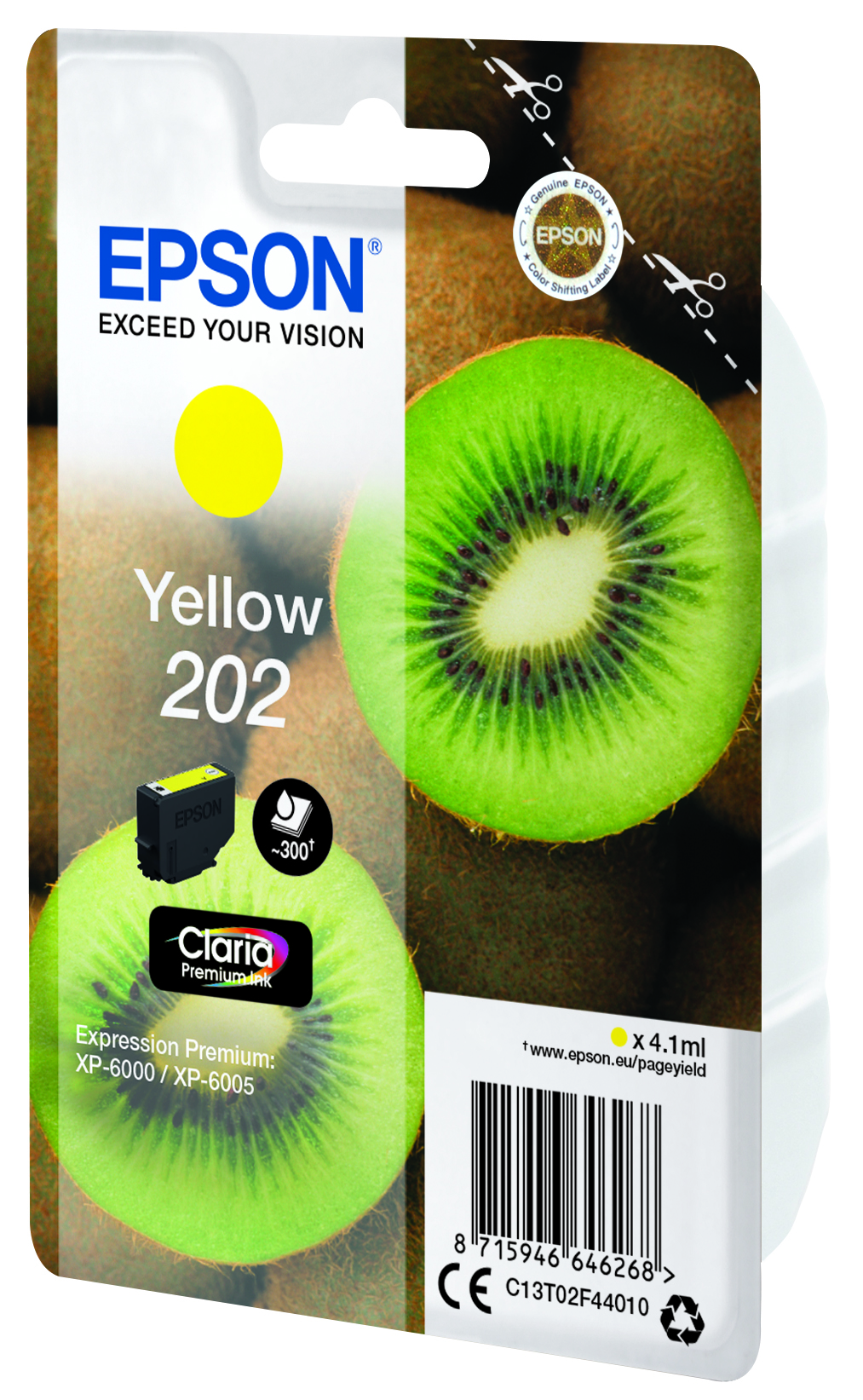 EPSON 202/T02F44 (Kiwi) gelb Druckerpatrone
