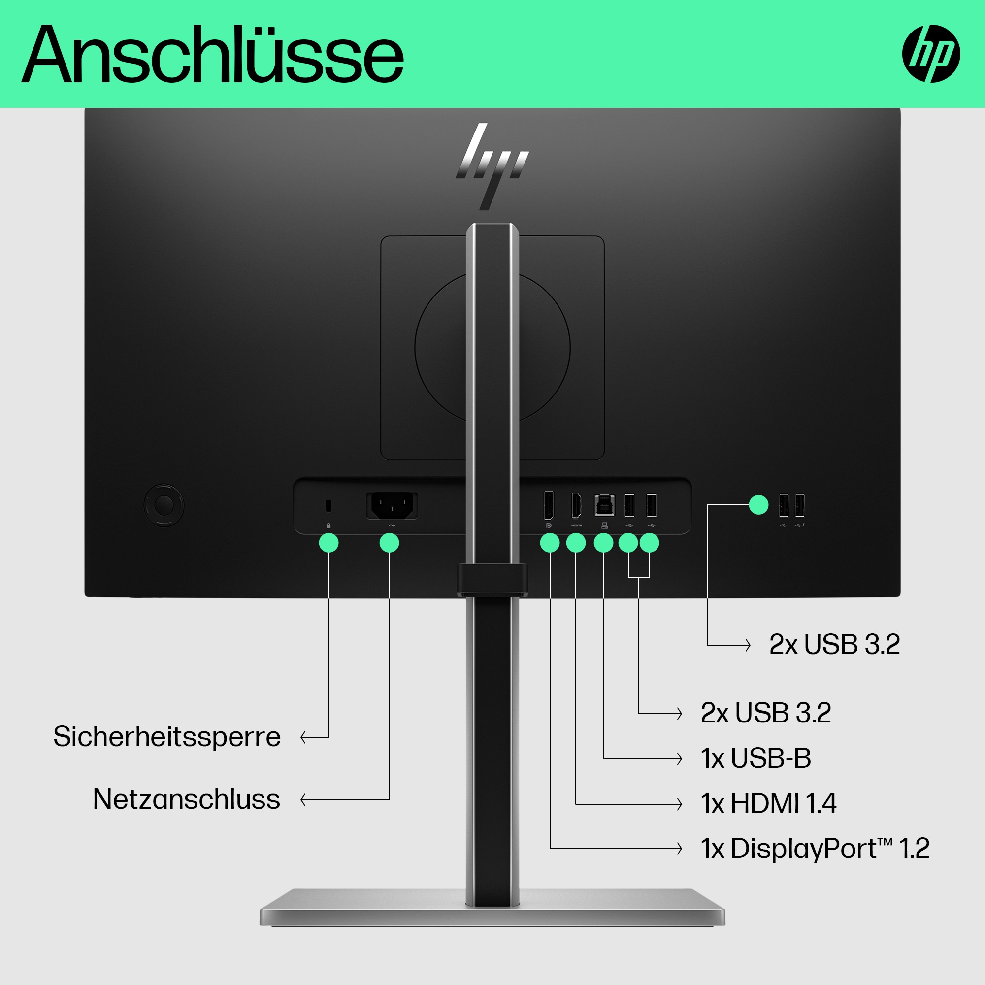 HP E22 G5 21,5 FHD HDMI/DP