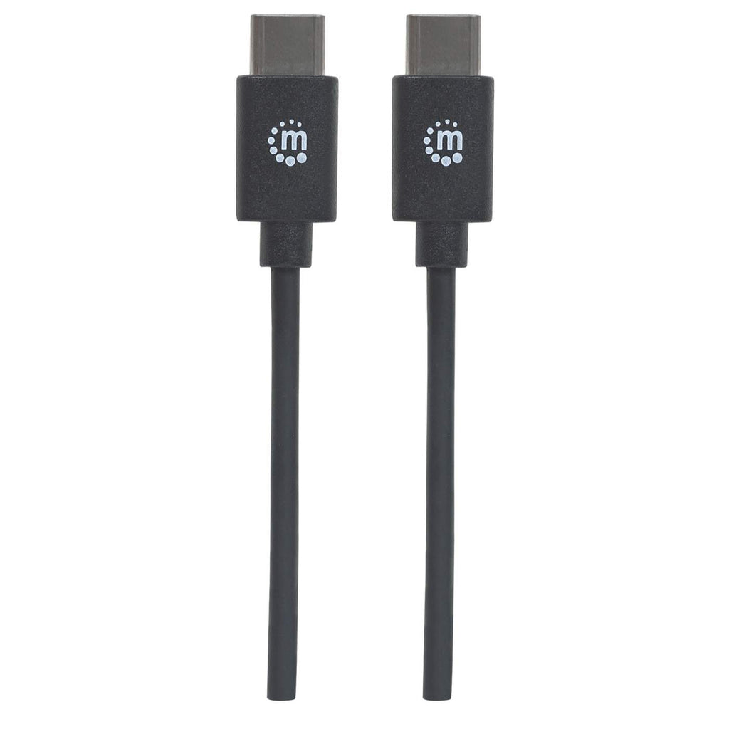 MANHATTAN USB 2.0 Typ C-Kabel C-Stecker/C-Stecker 3m schwarz