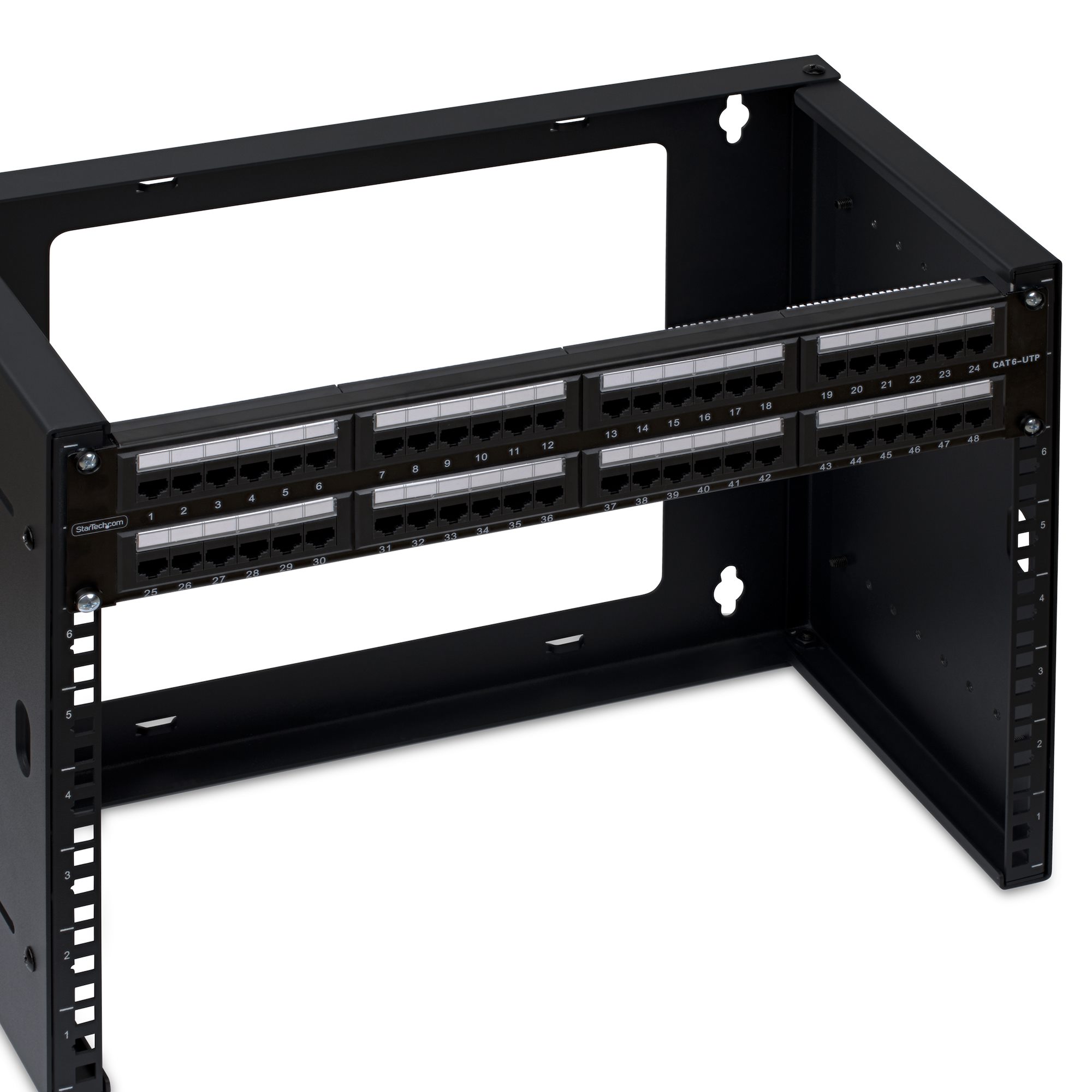 48-PORT 2U CAT6 PATCH PANEL