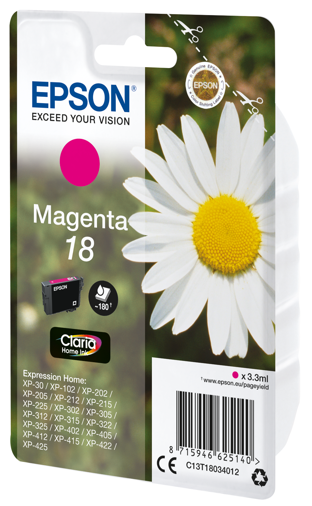 EPSON 18 / T1803 (Gänseblümchen) magenta Druckerpatrone