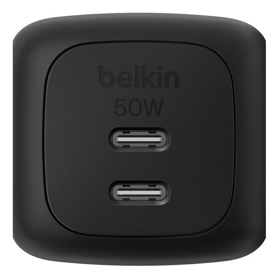 BOOSTCHARGE 50W DUAL USB-C LADE POWER DELIVERY UND PPS SCHWARZ