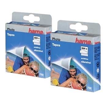 hama Fototapes doppelseitige Klebepads, 12,0 x 13,0 mm, 1.000 St.