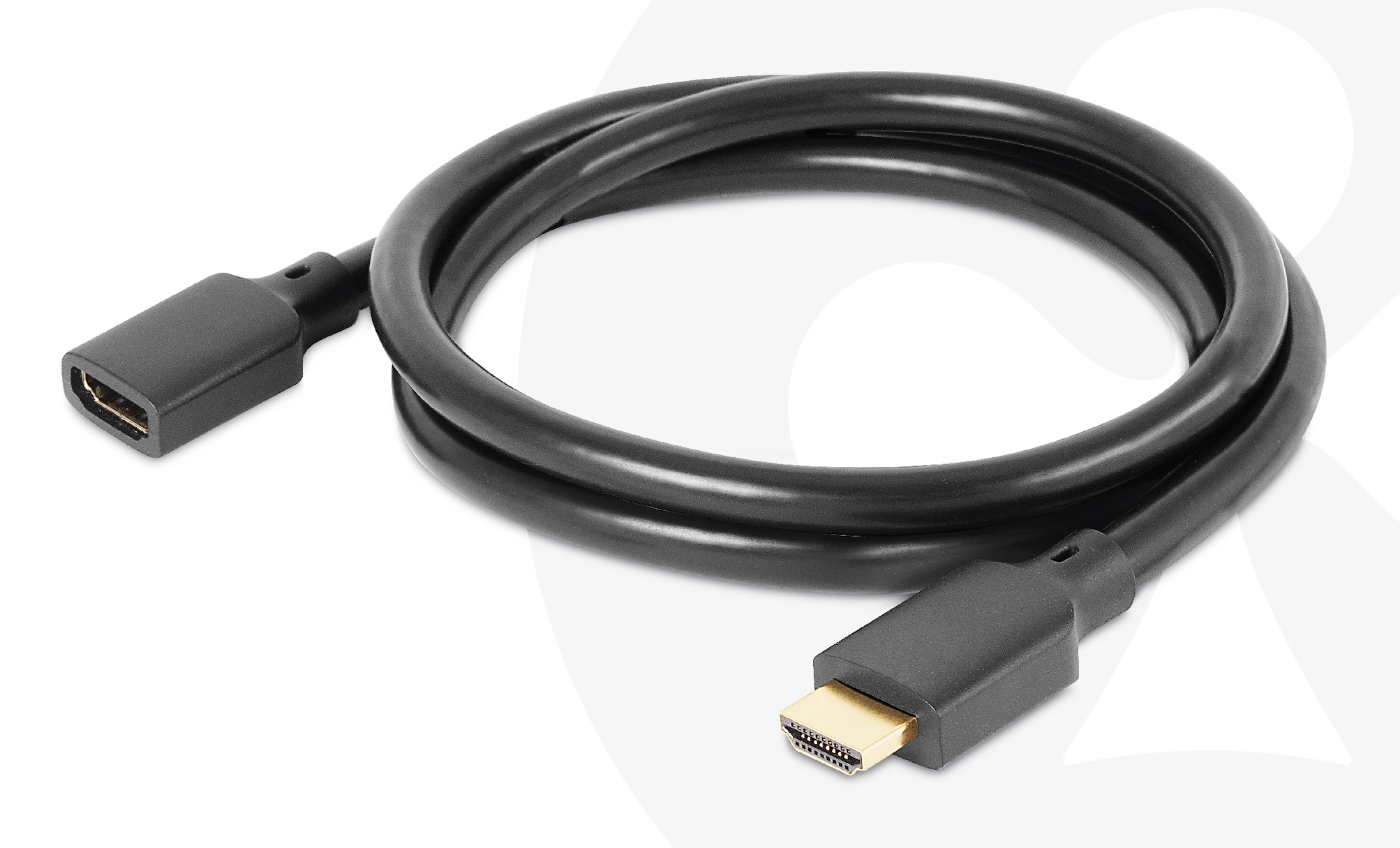 Club3D HDMI-Kabel 2.1 UHD-Verlängerungskabel 1 Meter St/Bu retail
