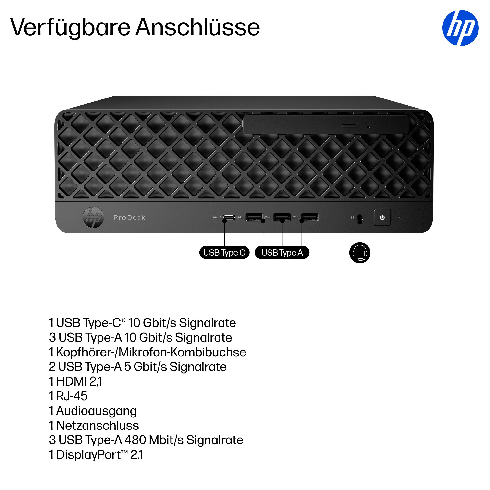HP ProDesk 4 SFF G1i Intel Core Ultra 7 265 16GB 512GB/SSD W11P 1J Gar (DE)