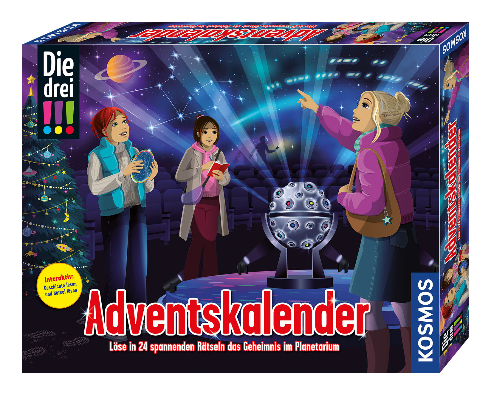 Die drei !!! Adventskalender 2025, Experimentierkasten