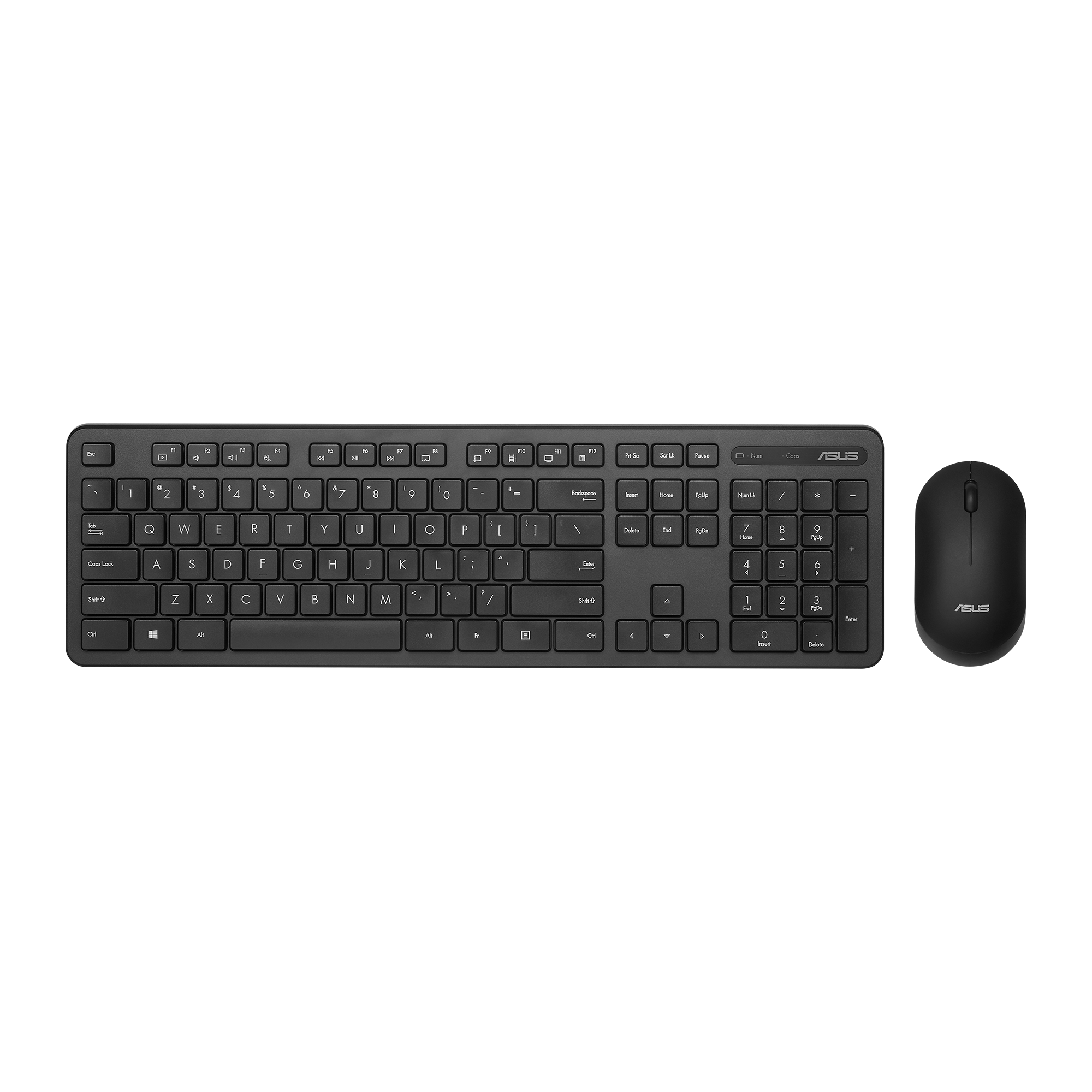 ASUS CW100 Tastatur-Maus-Set wireless schwarz