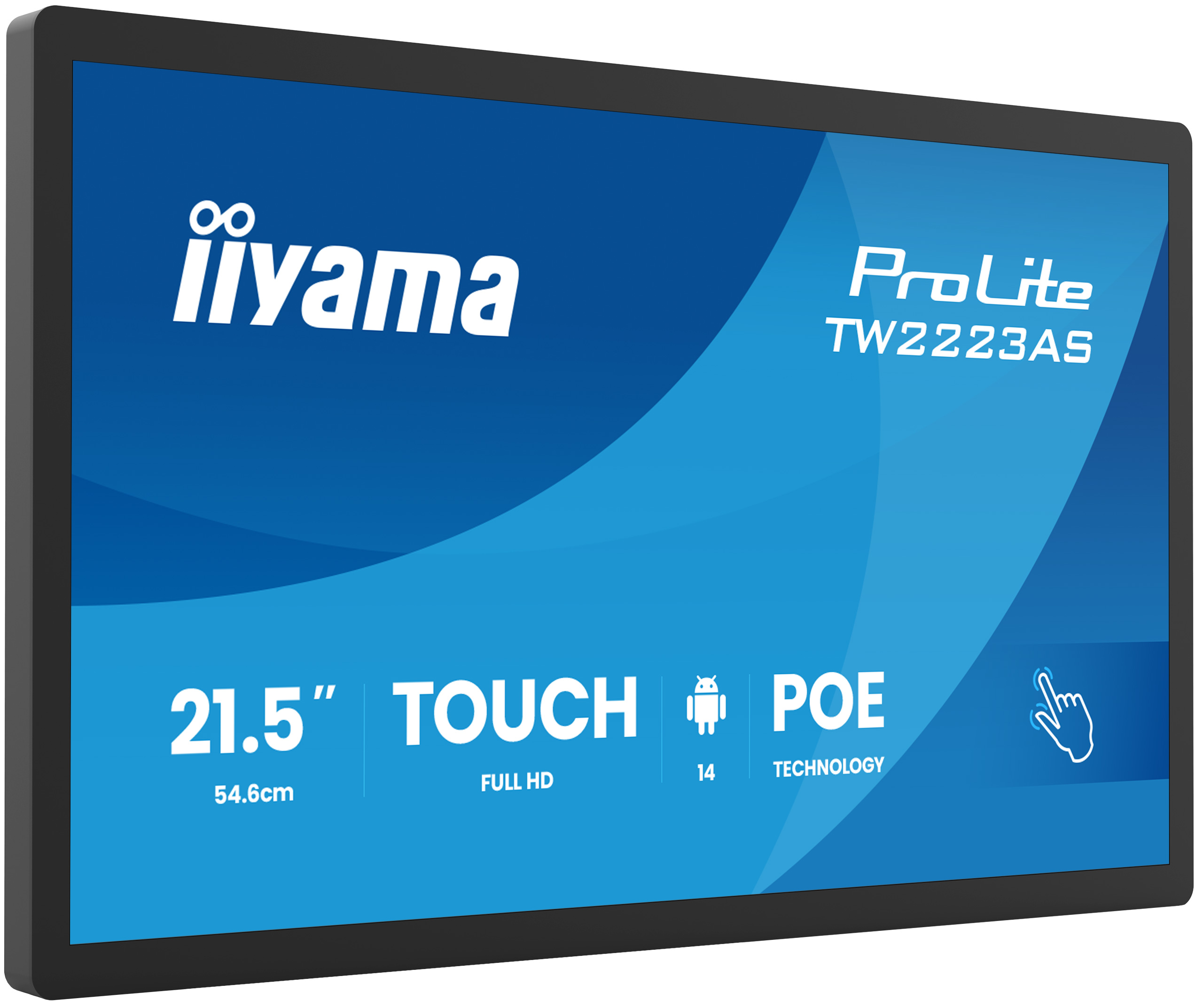 IIYAMA 55.0cm (21,5) TW2223AS-B3P 16:9 M-Touch USBC Android