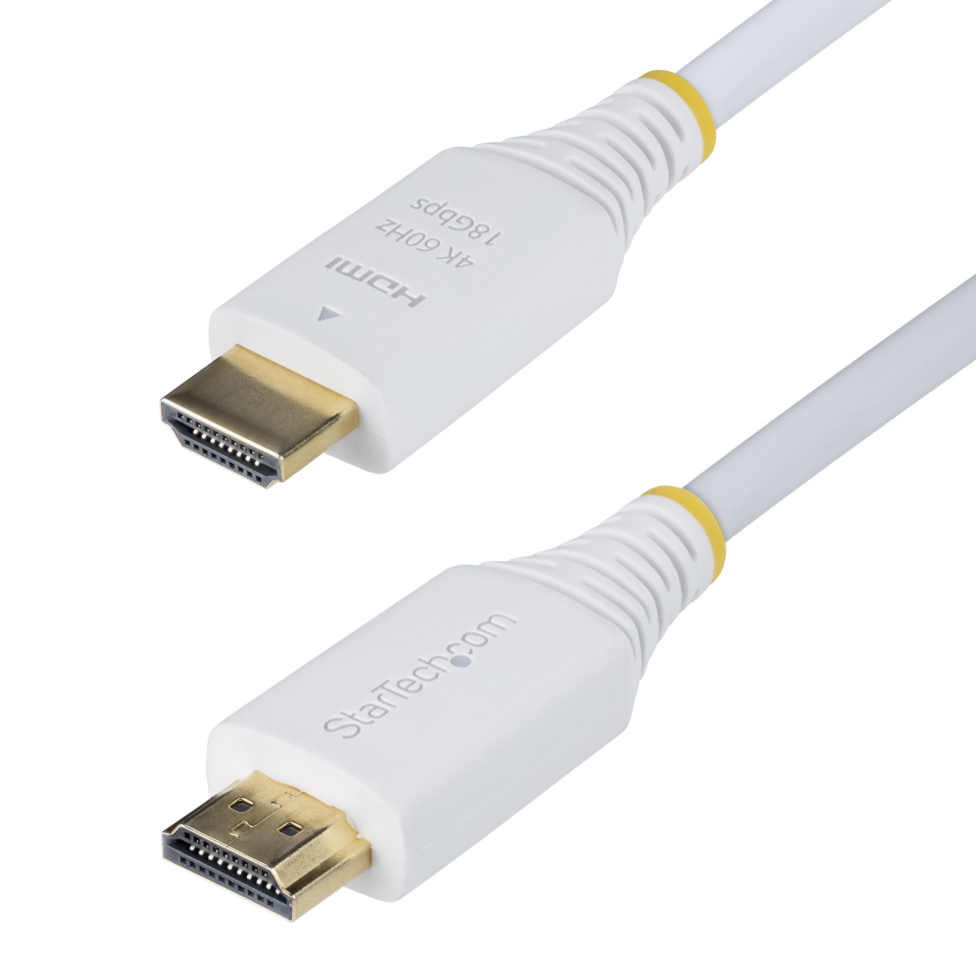 1.8M PREMIUM HDMI CABLE WHITE 6FT WHITE HDMI CORD/4K 60HZ/HDR1