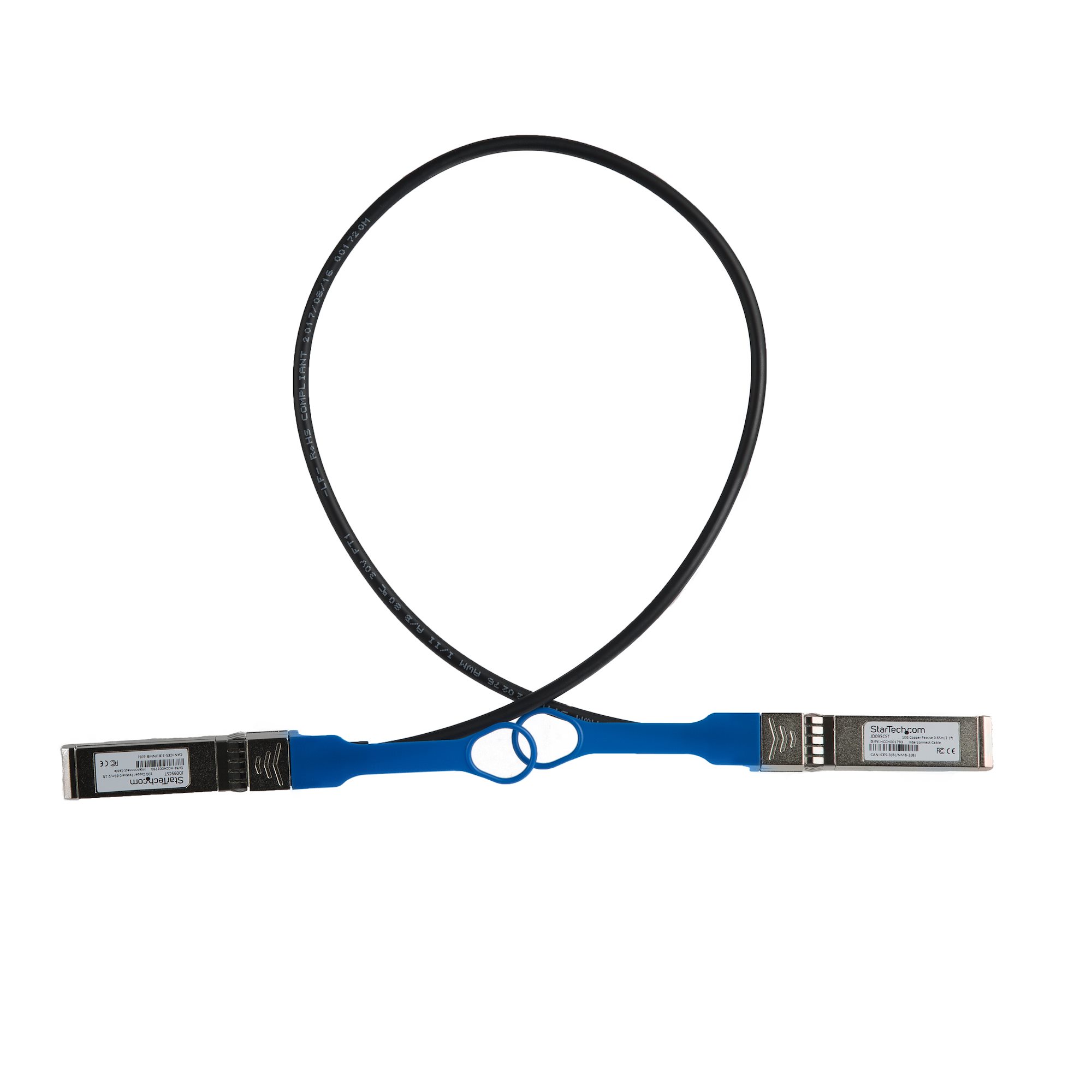 0.65M 2.1FT 10G SFP+ DAC CABLE .