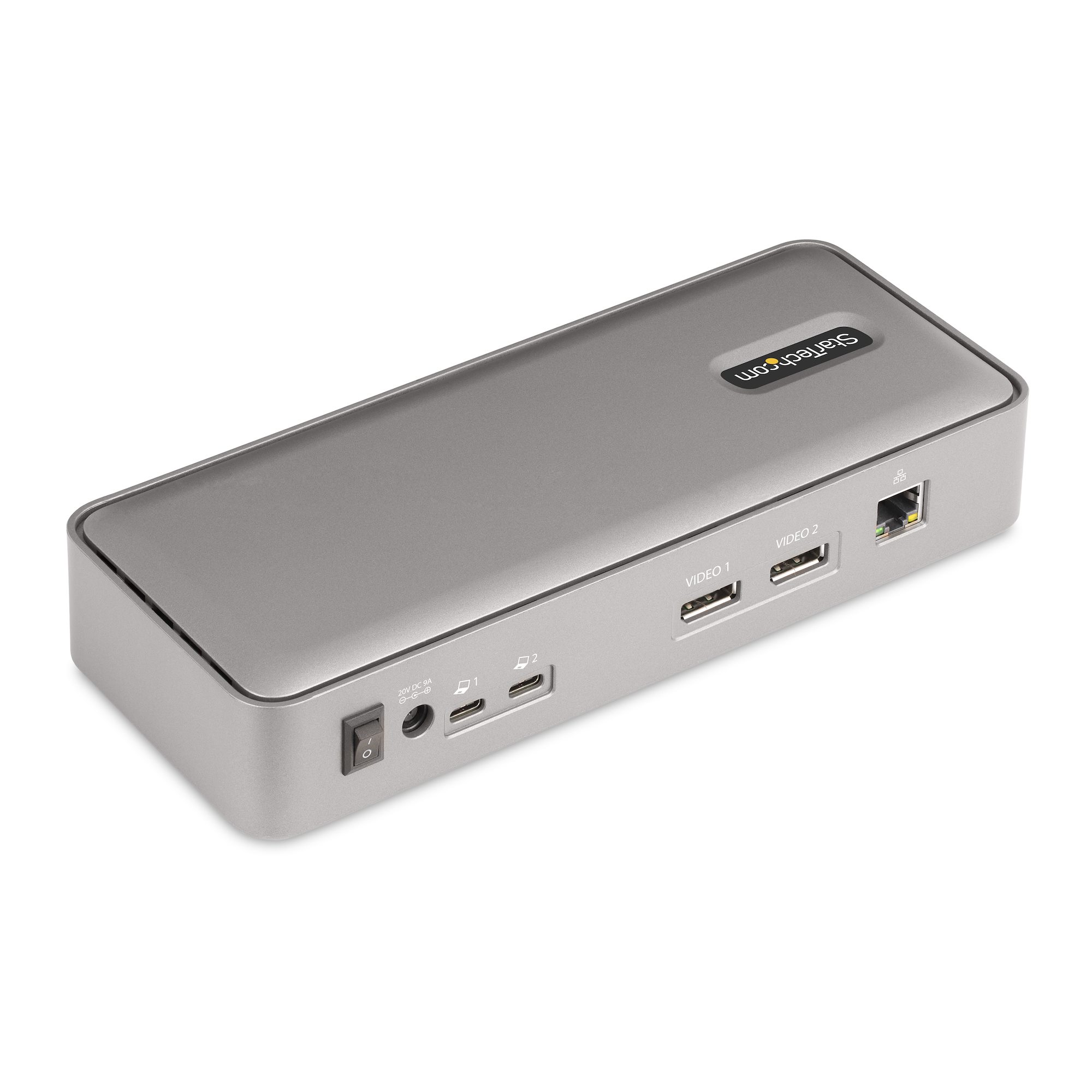 STARTECH.COM Dual Monitor USB-C KVM Dockingstation fur Zwei Laptops 2x 4K DisplayPort Dock/KVM Switch Power Delivery fur zwei Nb