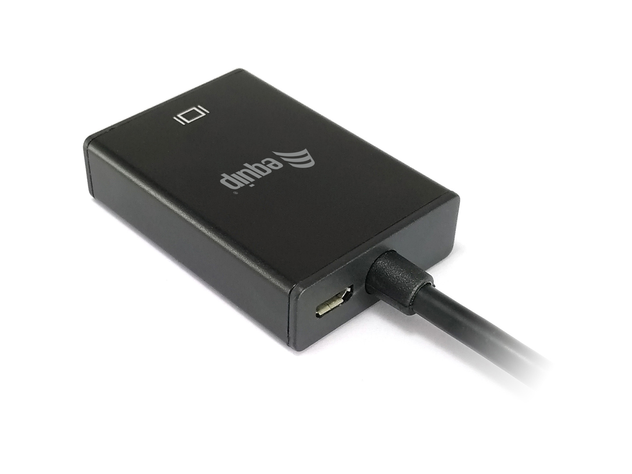 Equip Adapter HD15->HDMI-A/3.5mm/USB-A St/Bu +Audio schwarz